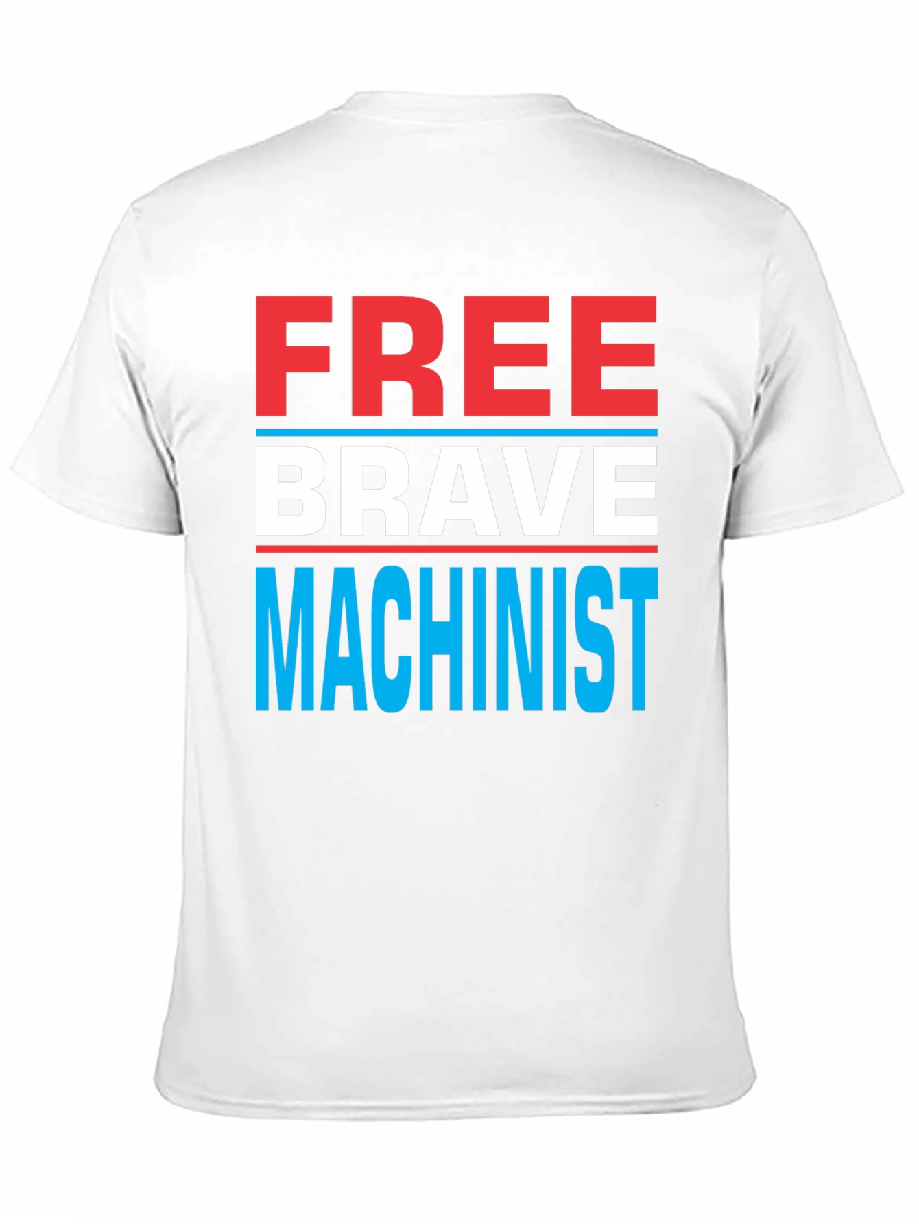 Free Brave Machinist Graphic T-Shirt - Black