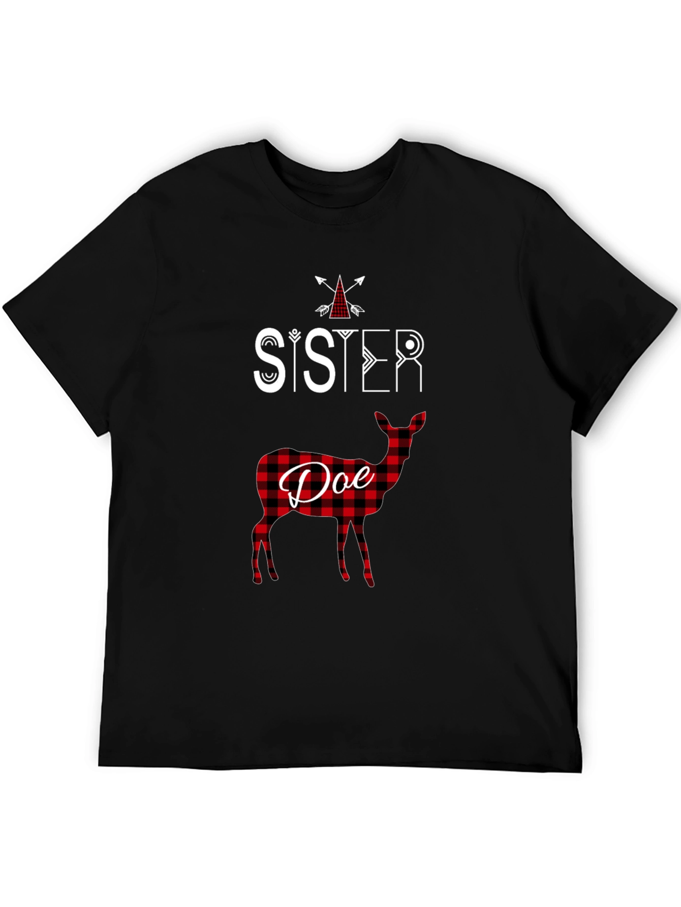 Sister Doe Plaid Graphic Tee