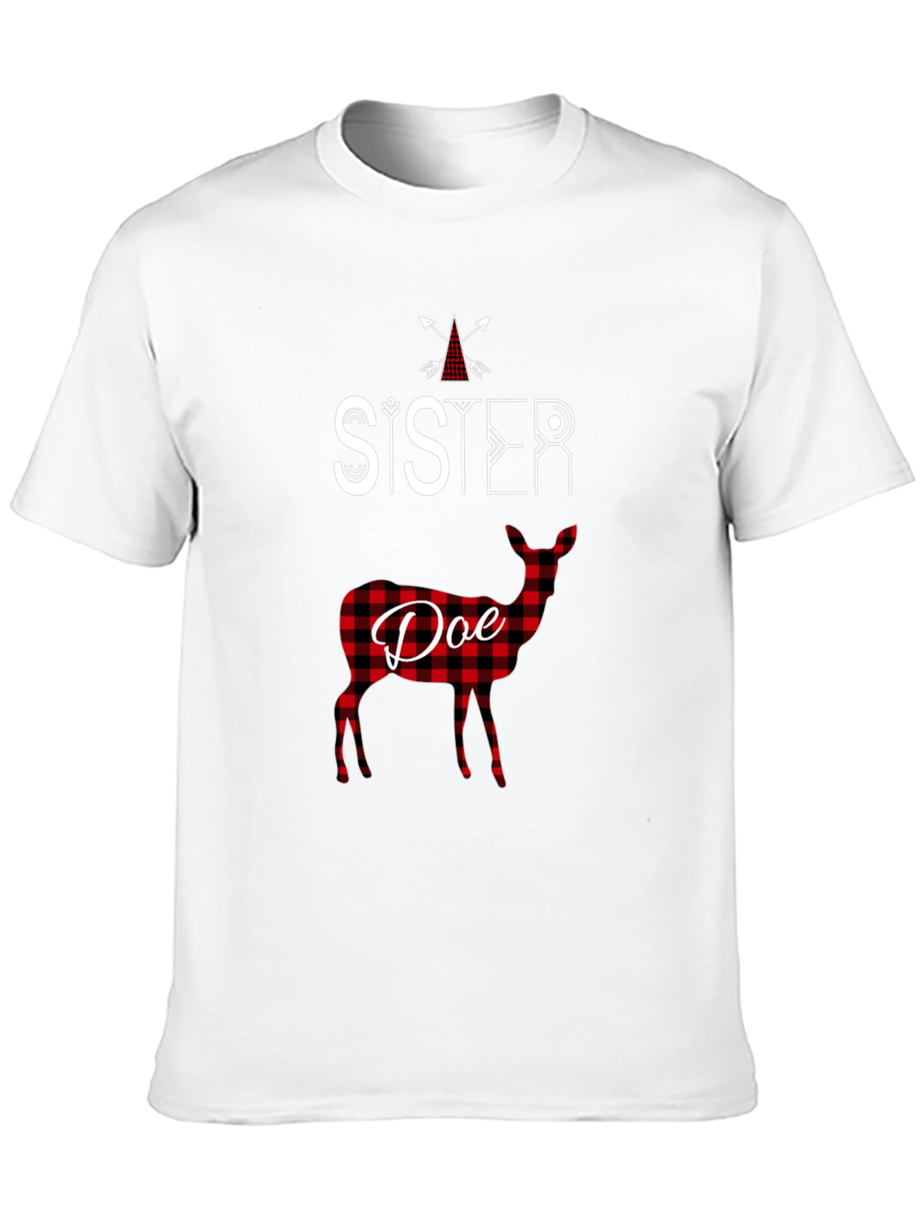 Sister Doe Plaid Graphic Tee