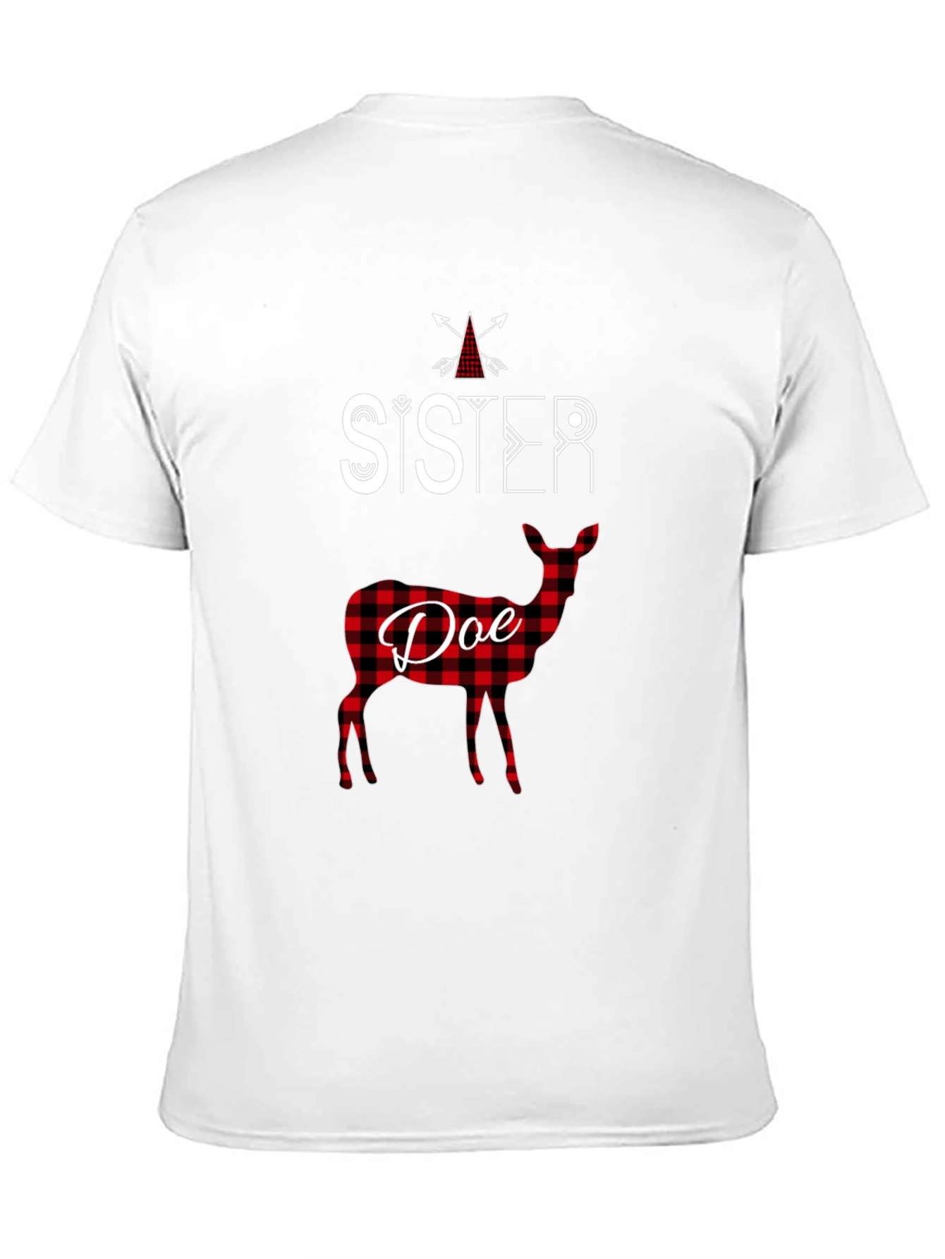 Sister Doe Plaid Graphic Tee