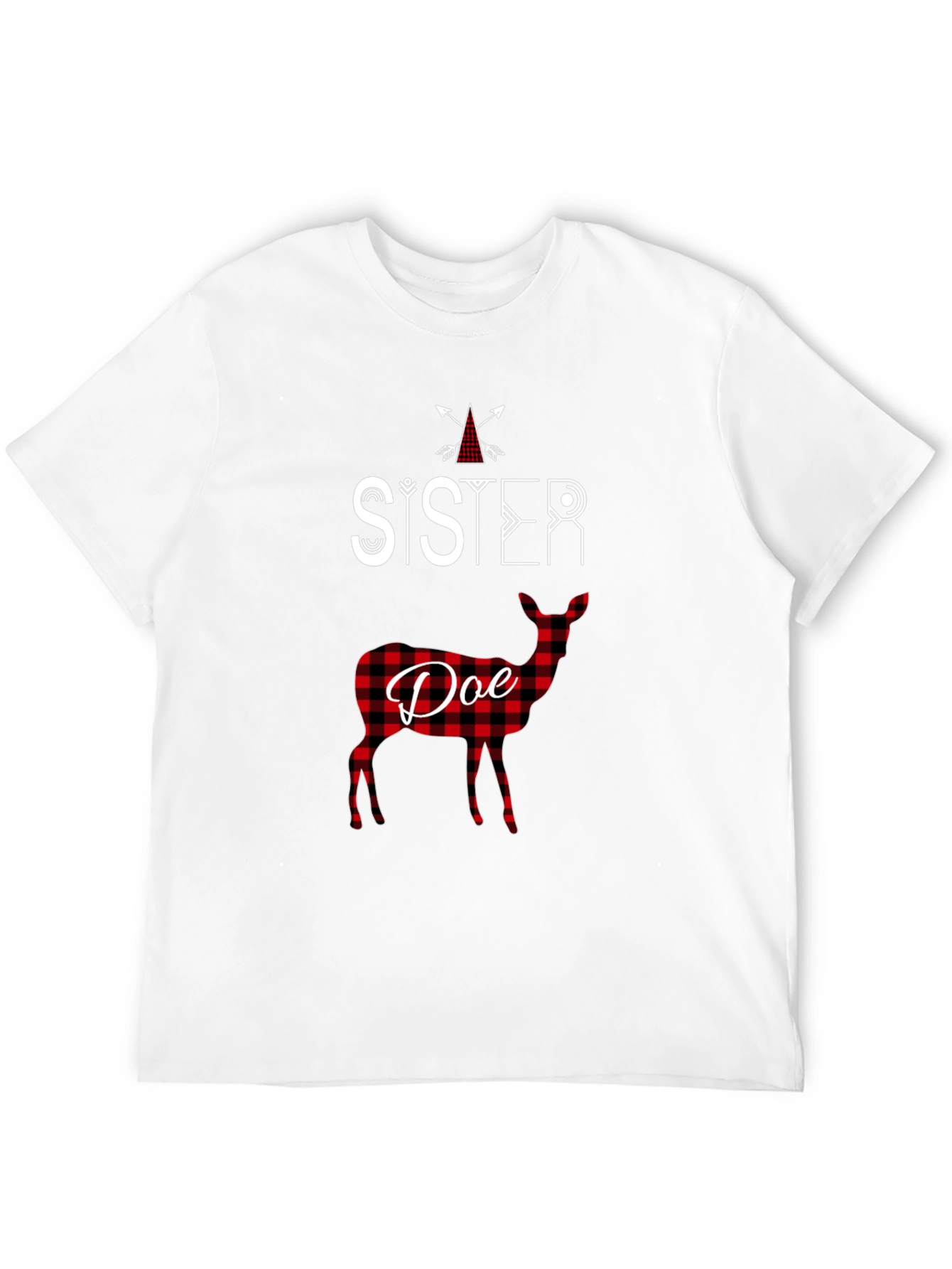 Sister Doe Plaid Graphic Tee