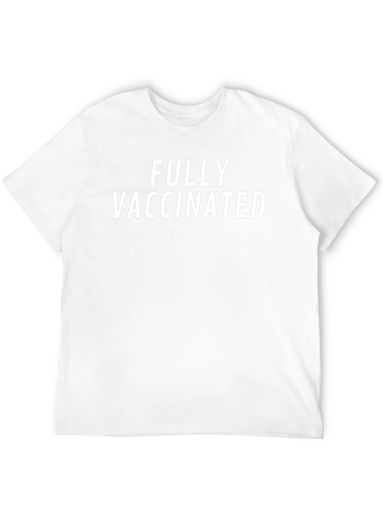 Fully Vaccinated T-Shirt - Black Short Sleeve Tee