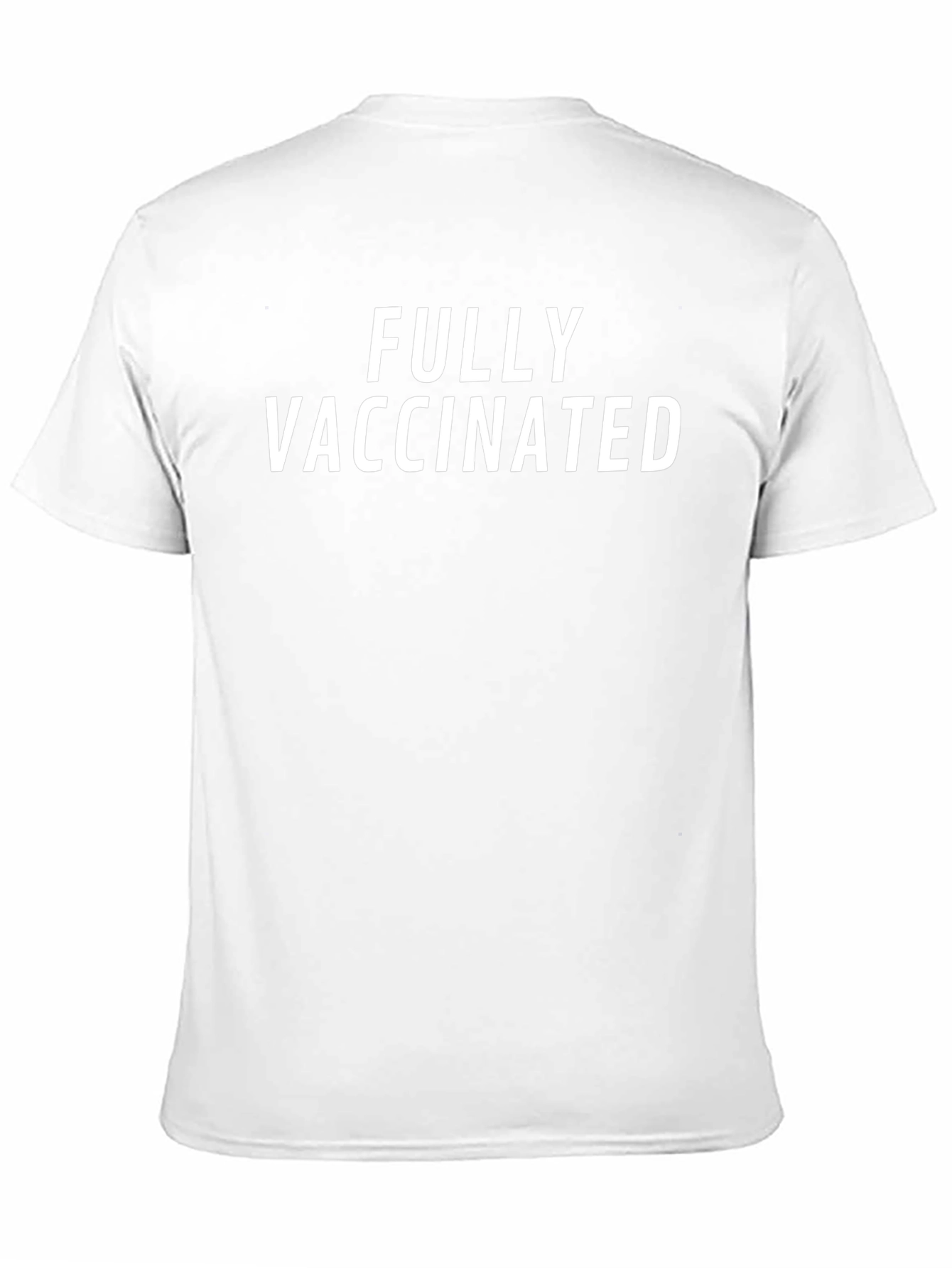 Fully Vaccinated T-Shirt - Black Short Sleeve Tee