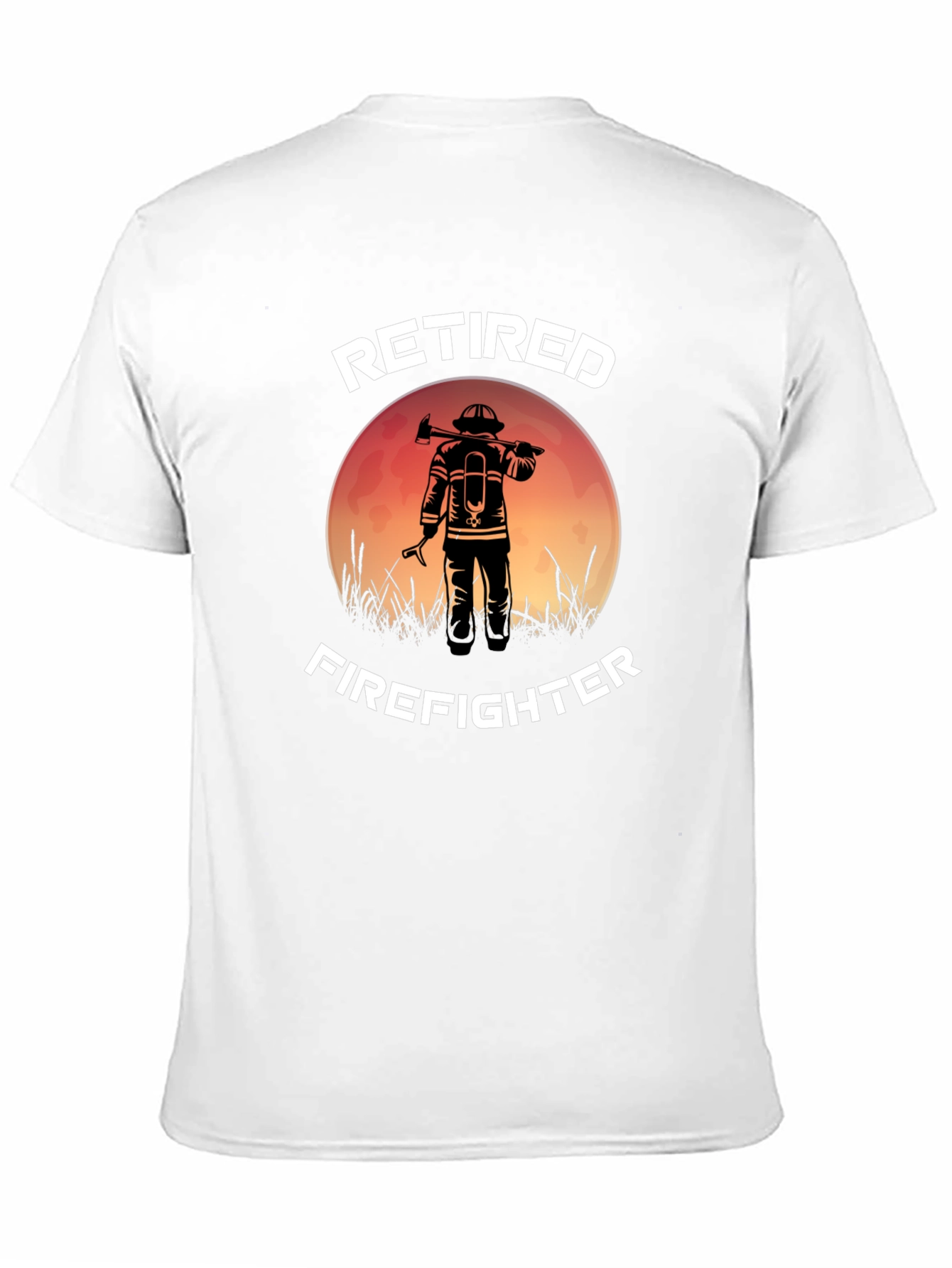 Retired Firefighter Graphic T-Shirt