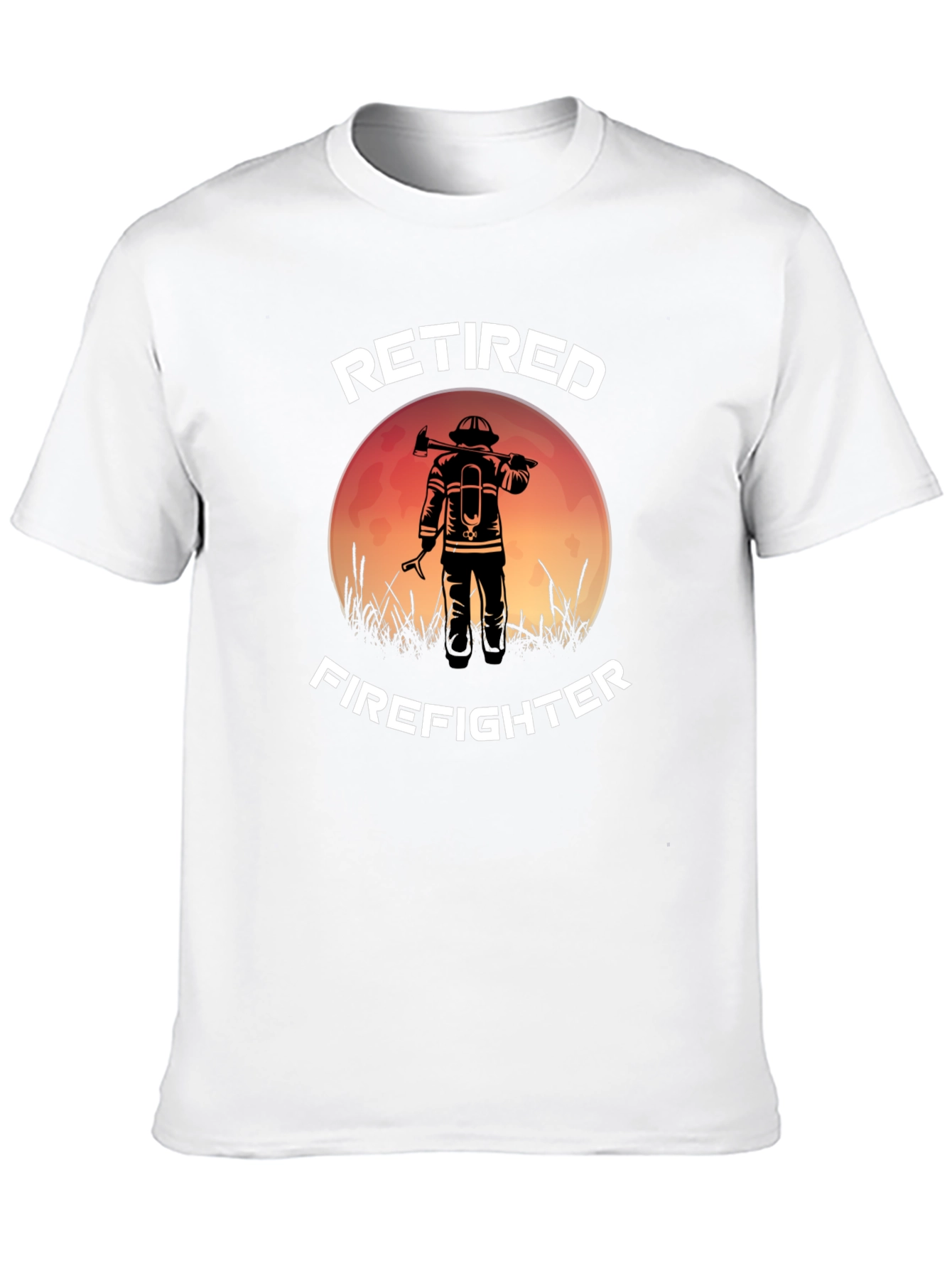 Retired Firefighter Graphic T-Shirt