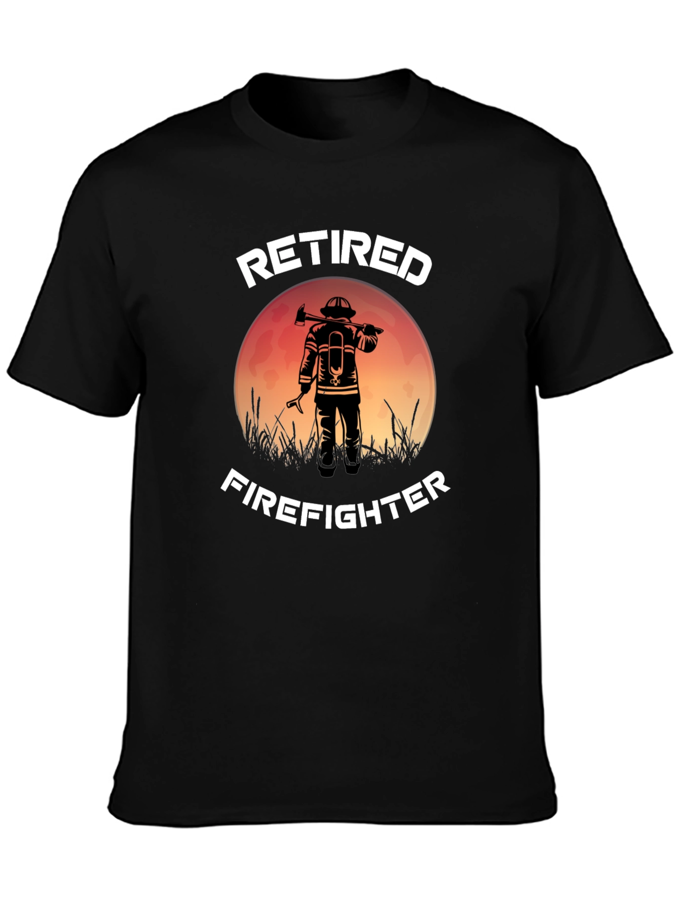 Retired Firefighter Graphic T-Shirt