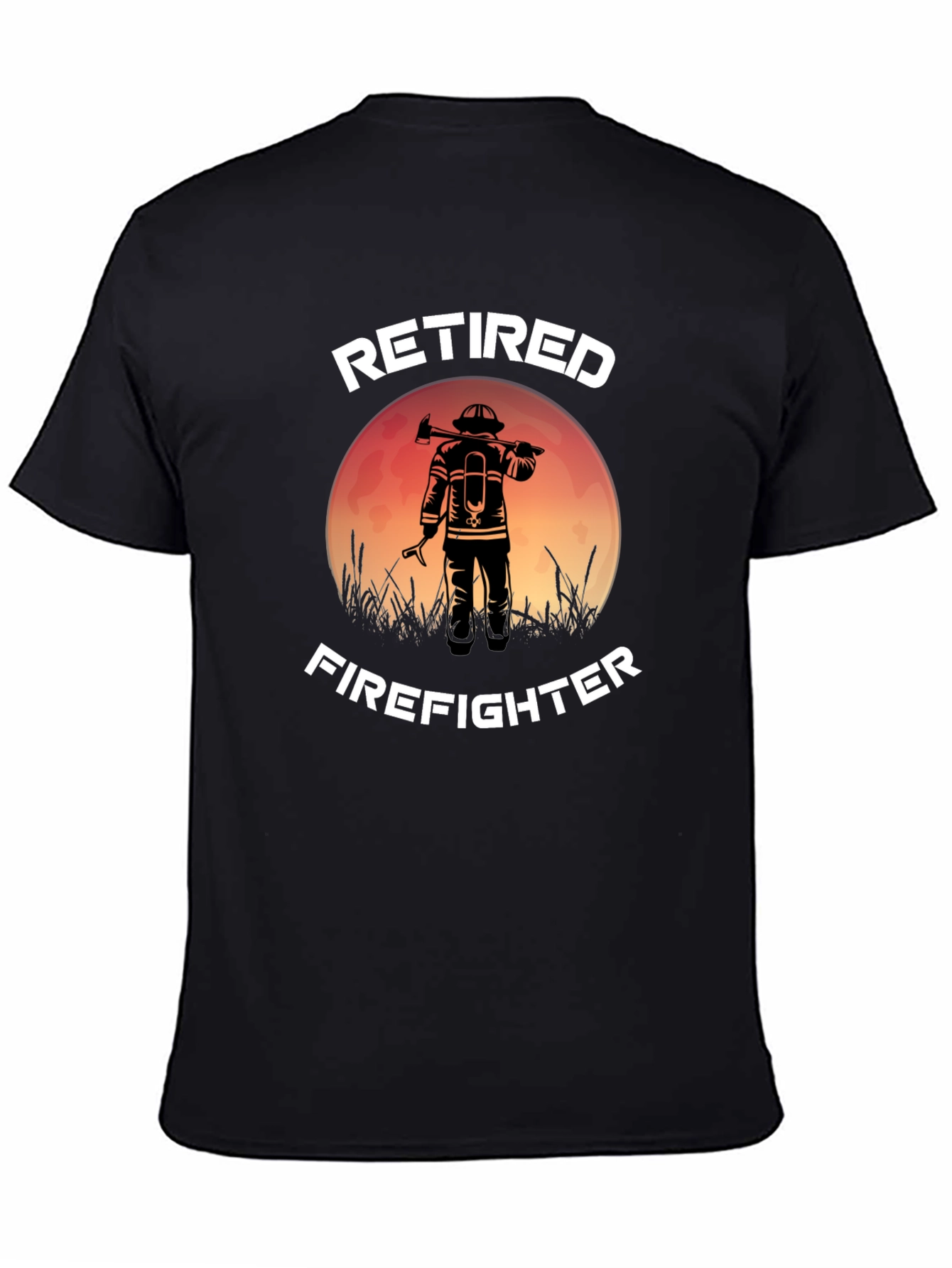 Retired Firefighter Graphic T-Shirt