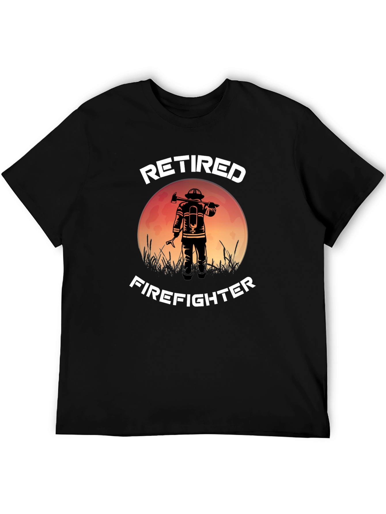 Retired Firefighter Graphic T-Shirt