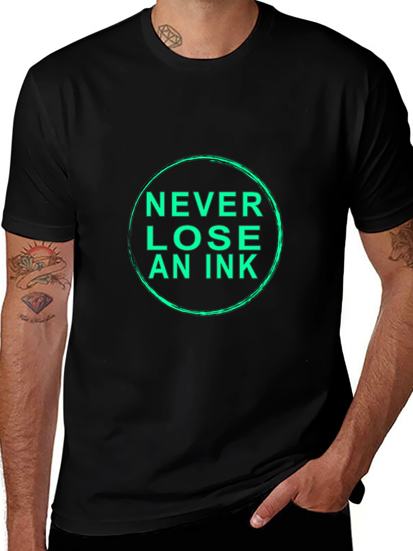 Never Lose An Ink Black T-Shirt