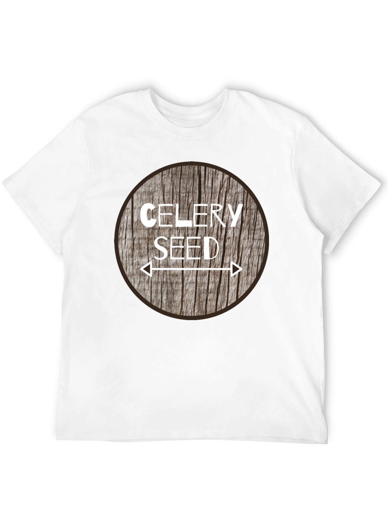 Celery Seed Graphic Tee - Unisex Black T-Shirt