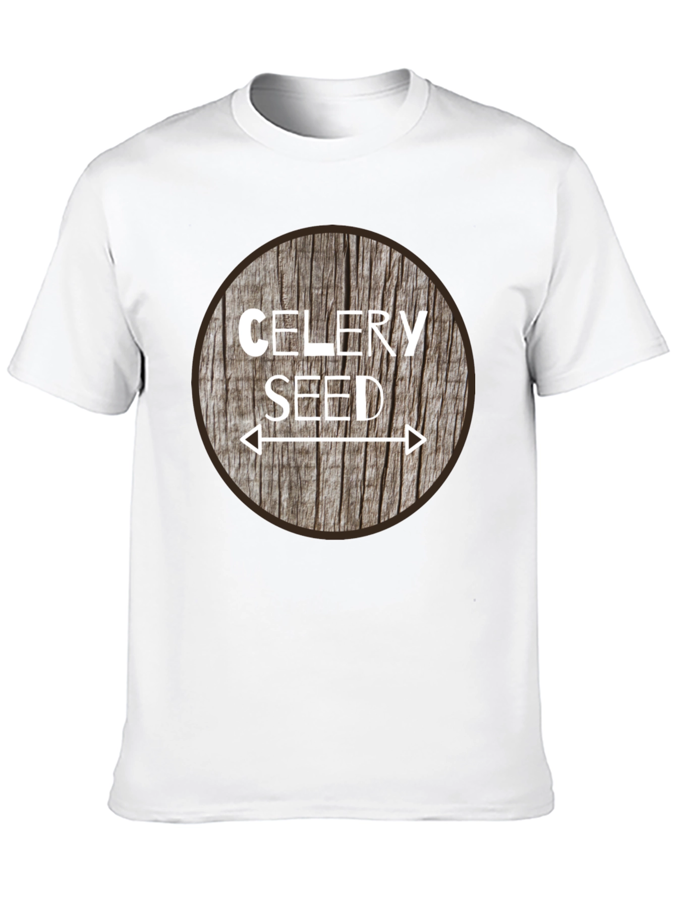 Celery Seed Graphic Tee - Unisex Black T-Shirt