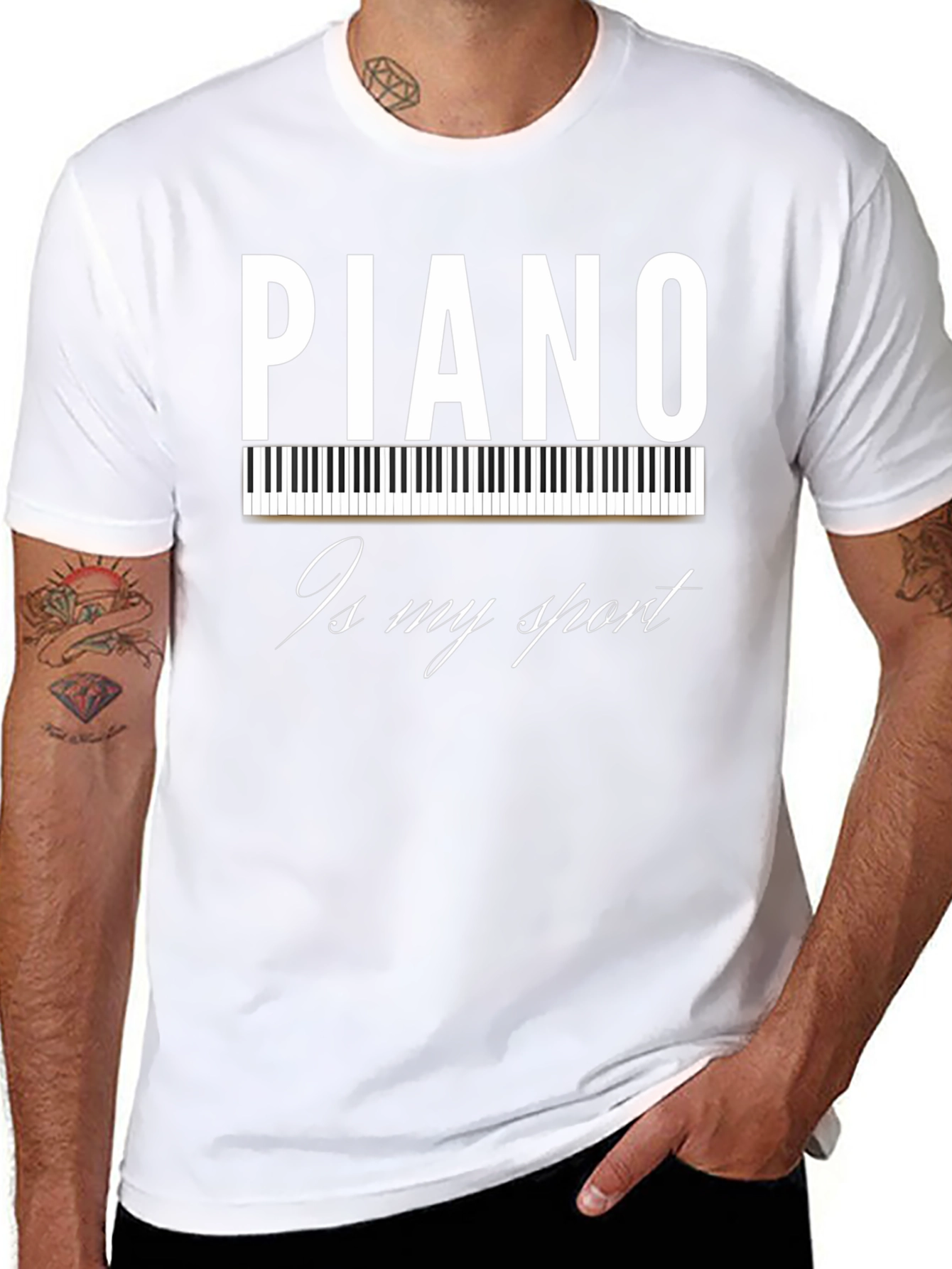Piano Is My Sport T-Shirt - Musician Tee