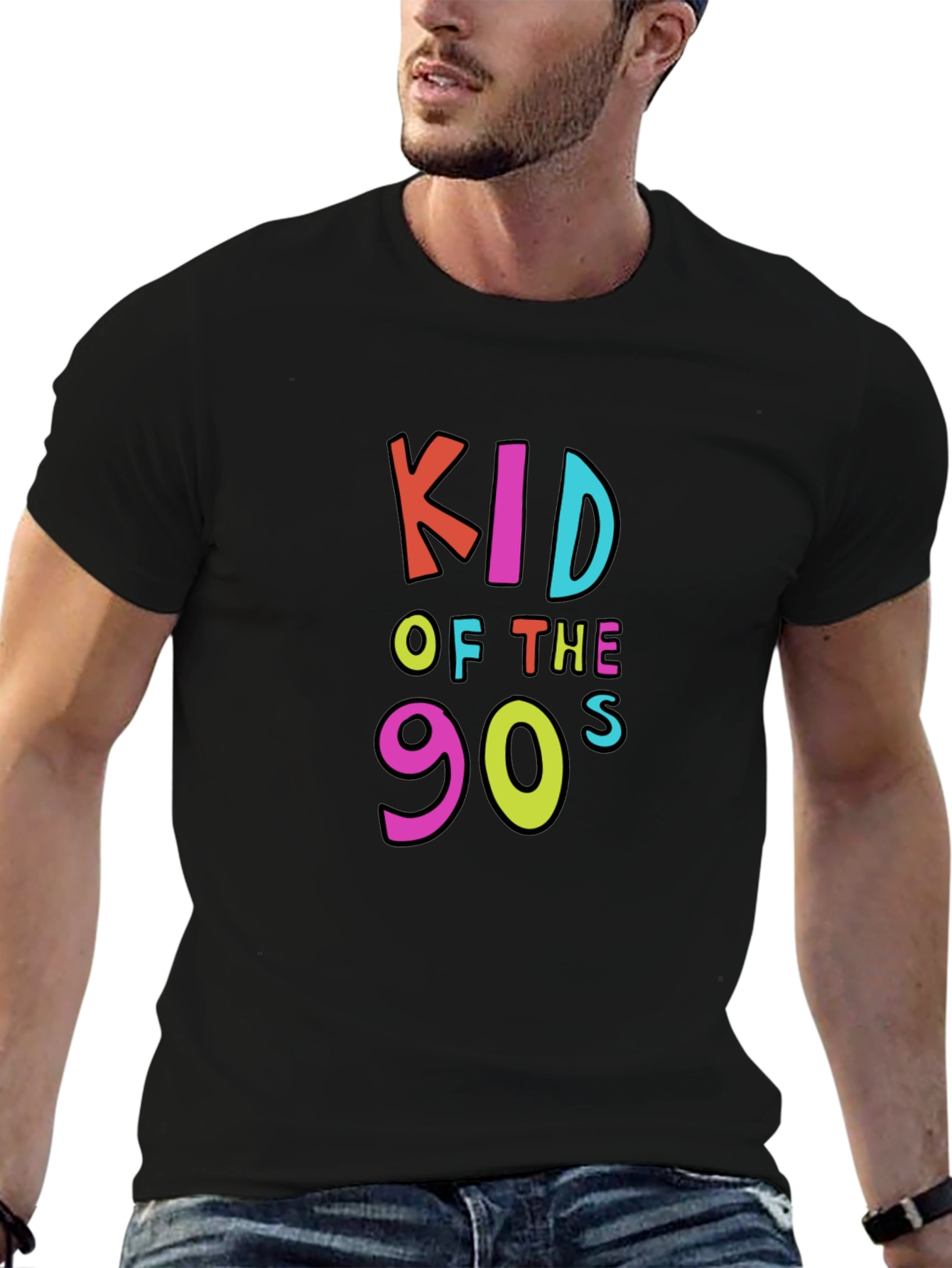 Kid of the 90s Black T-Shirt
