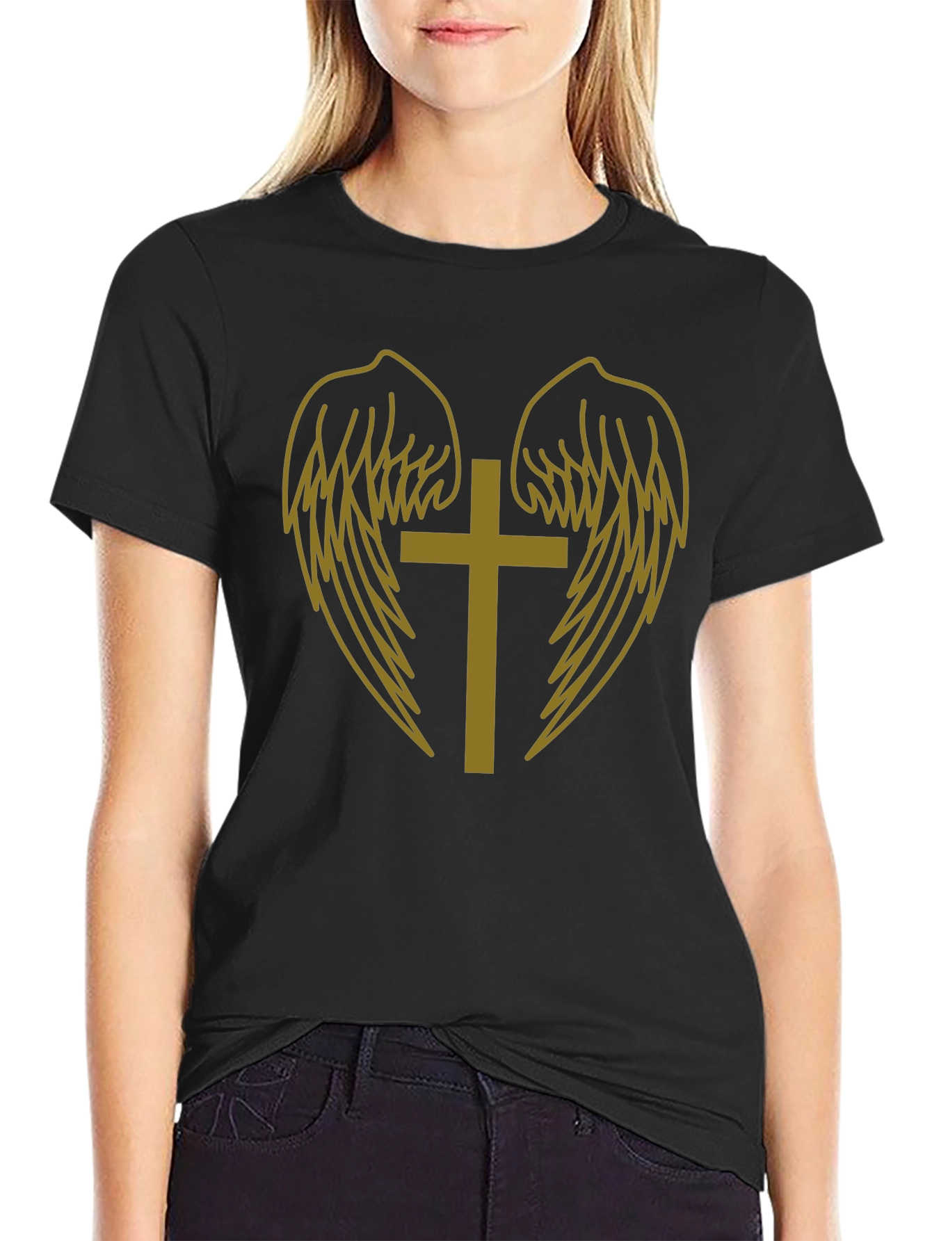 Cross and Wings Graphic Tee
