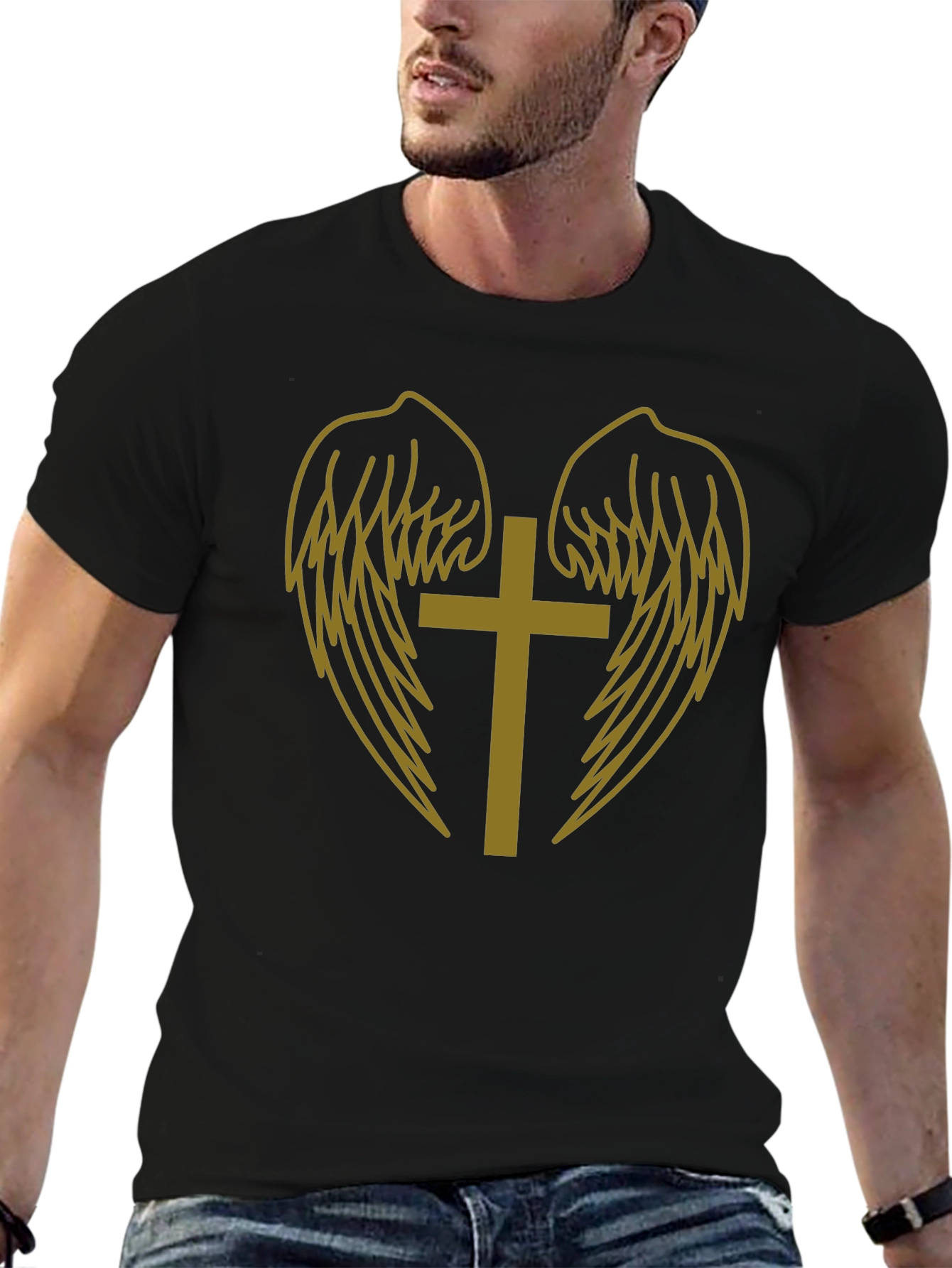 Cross and Wings Graphic Tee