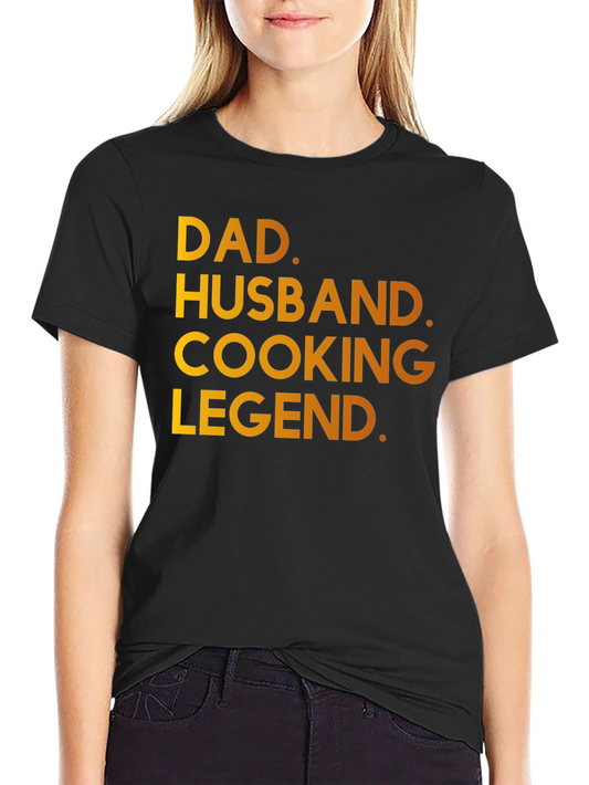 Dad Husband Cooking Legend T-Shirt