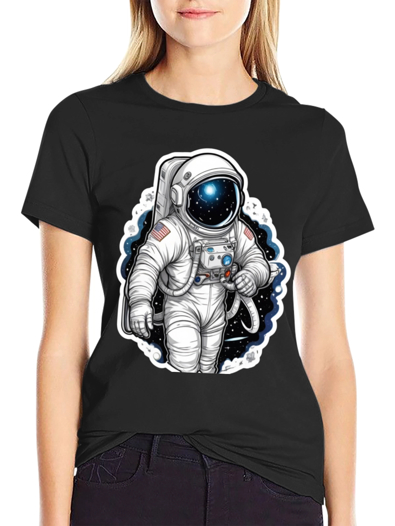 Astronaut Graphic Tee - Space Explorer Shirt