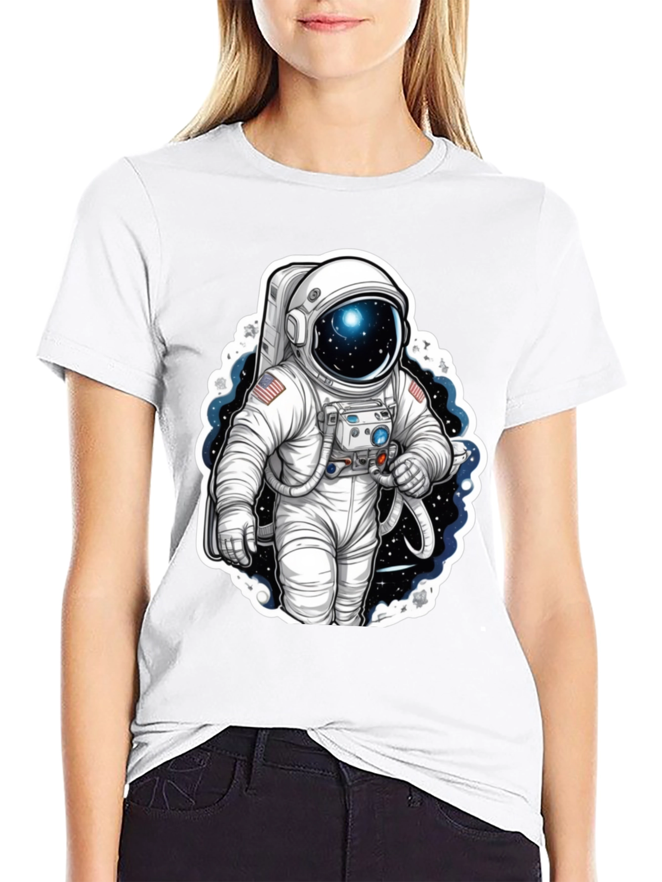 Astronaut Graphic Tee - Space Explorer Shirt