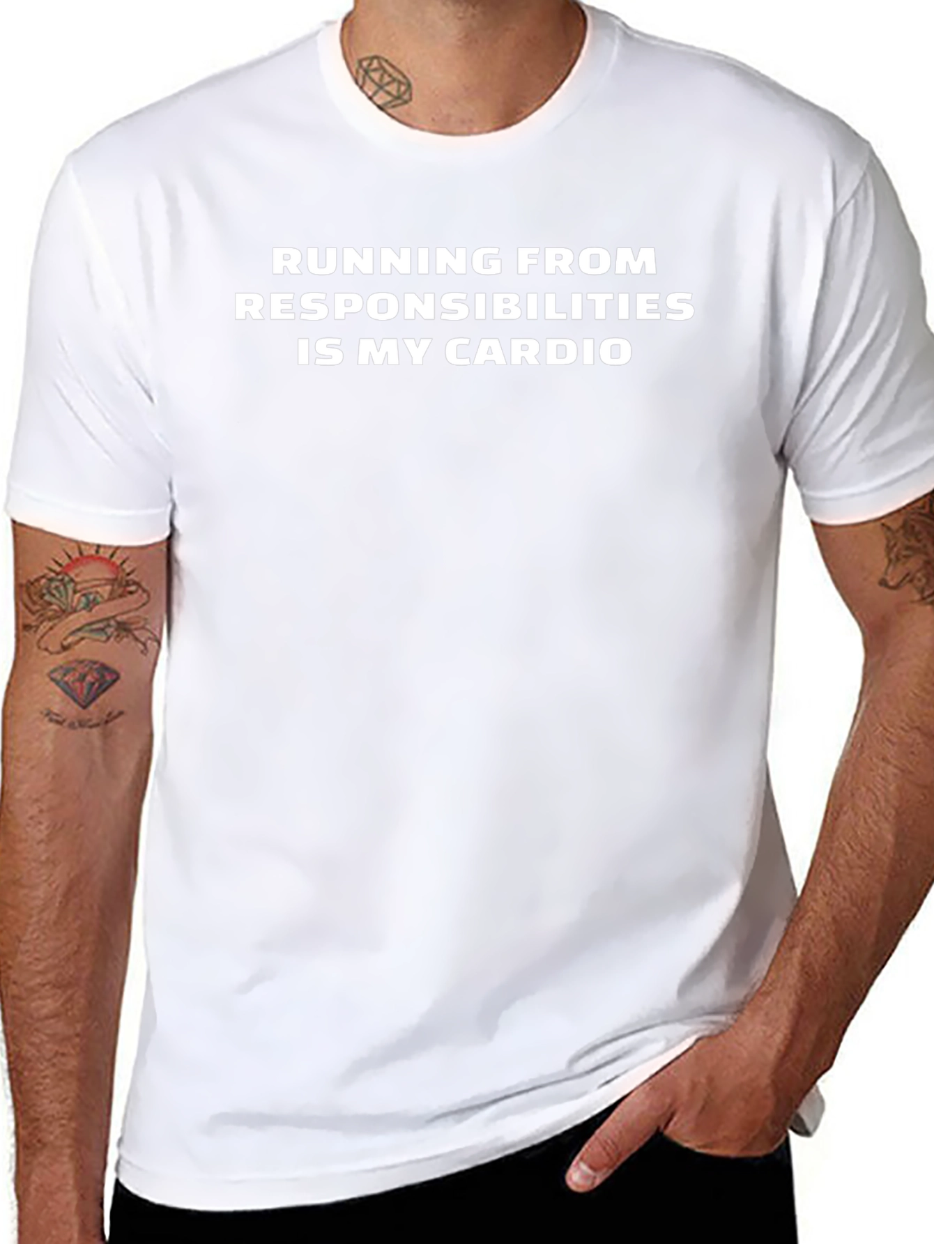 Running from Responsibilities Cardio T-Shirt