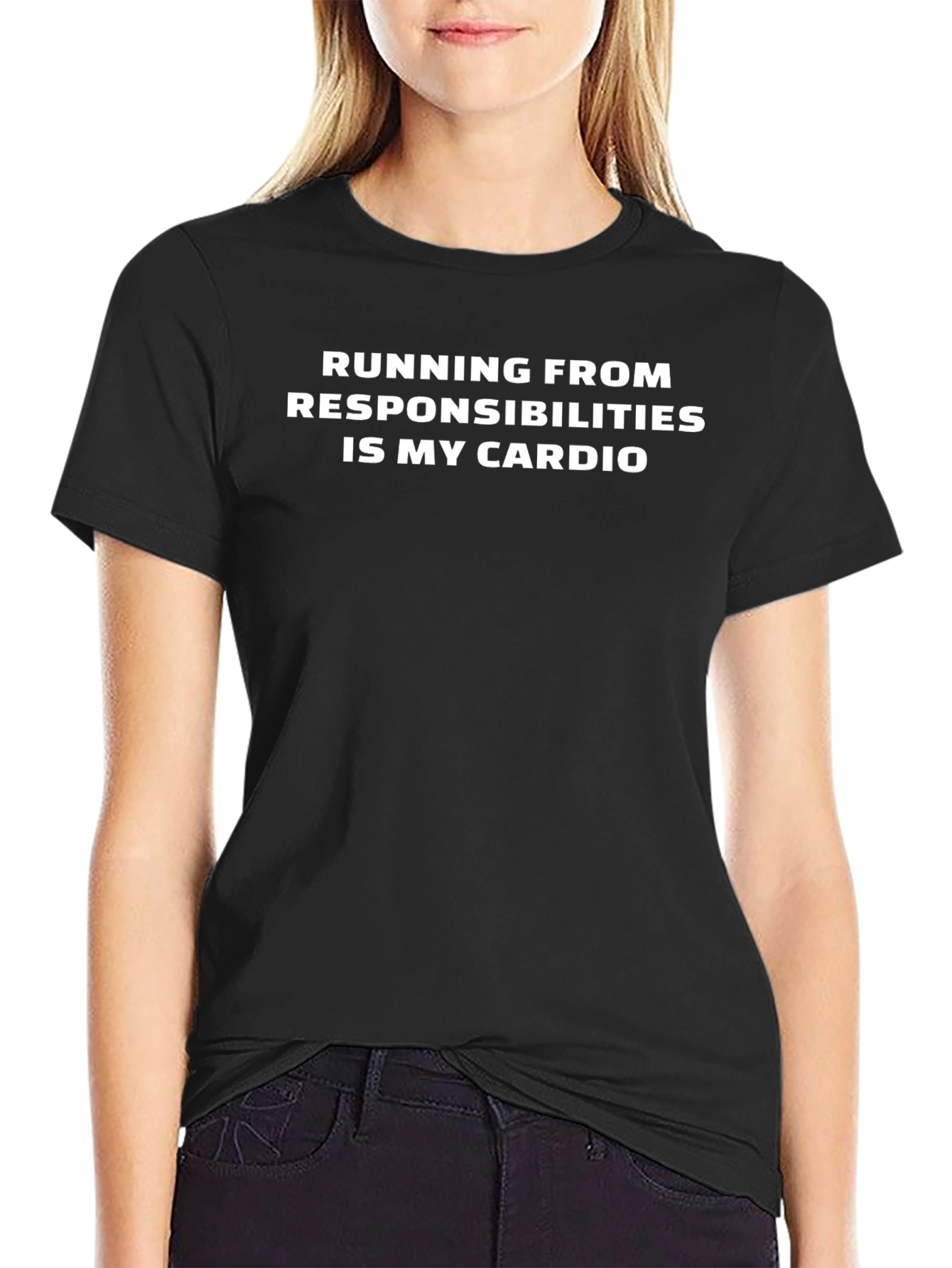 Running from Responsibilities Cardio T-Shirt