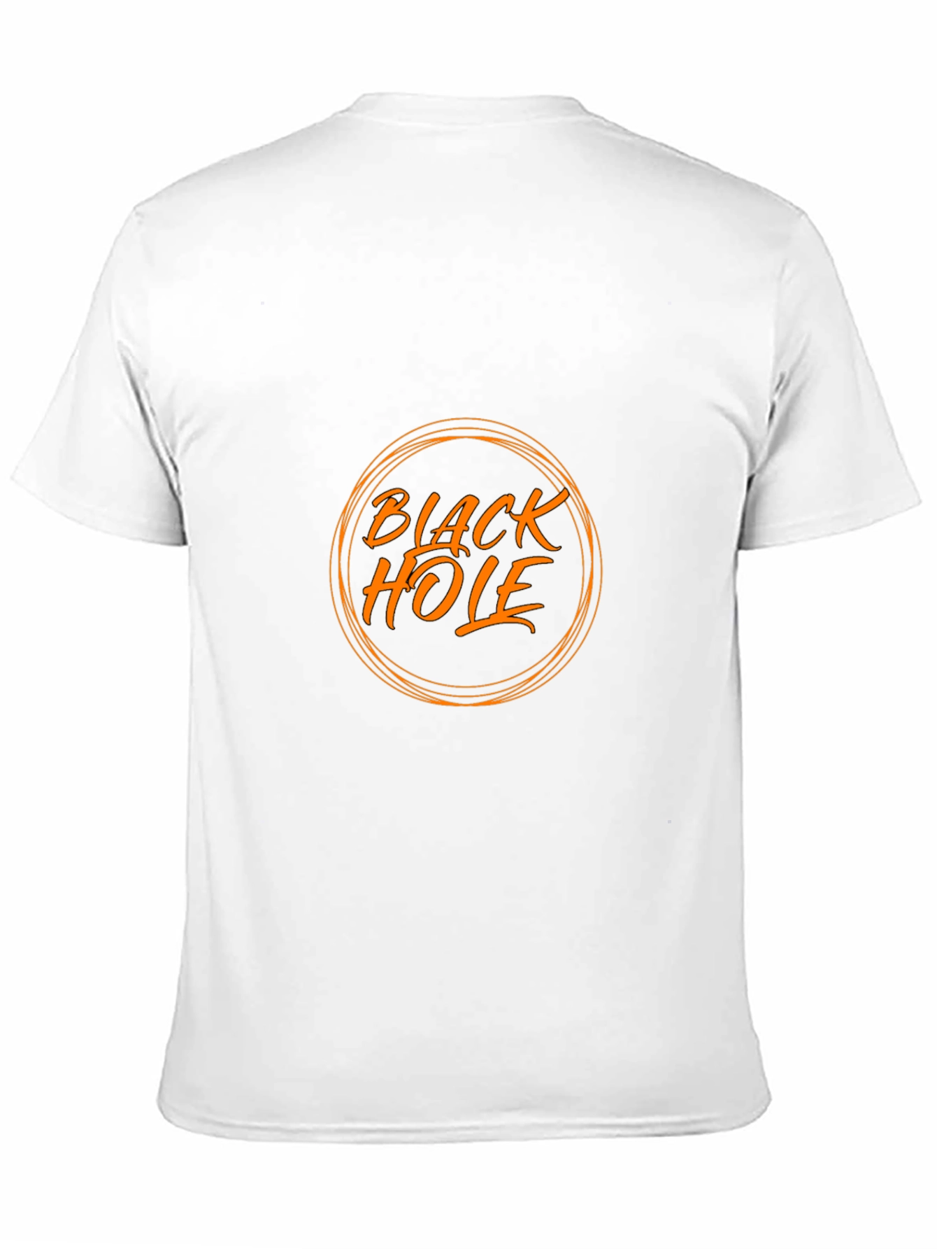 Black Hole Graphic Tee - Trendy Casual Wear