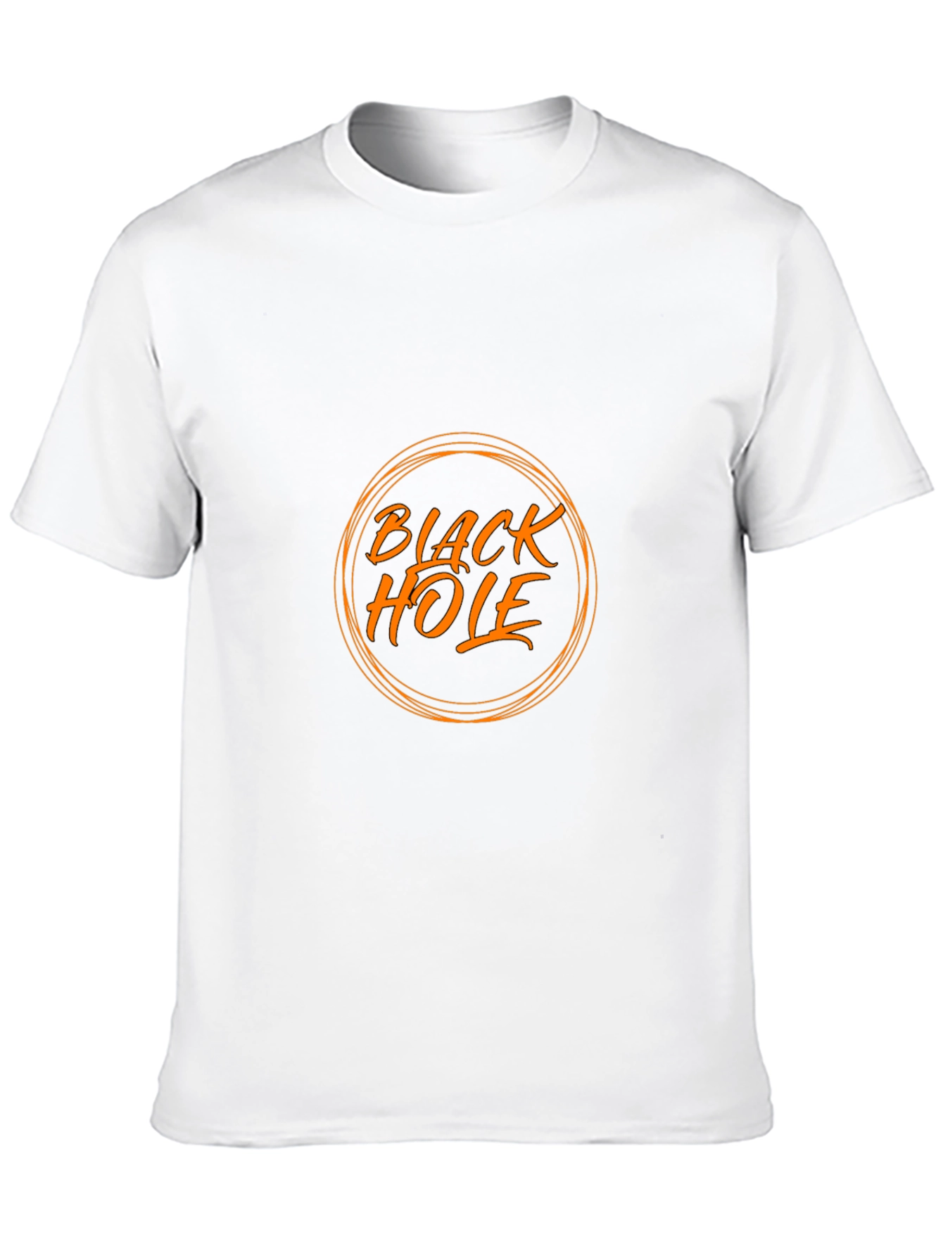 Black Hole Graphic Tee - Trendy Casual Wear