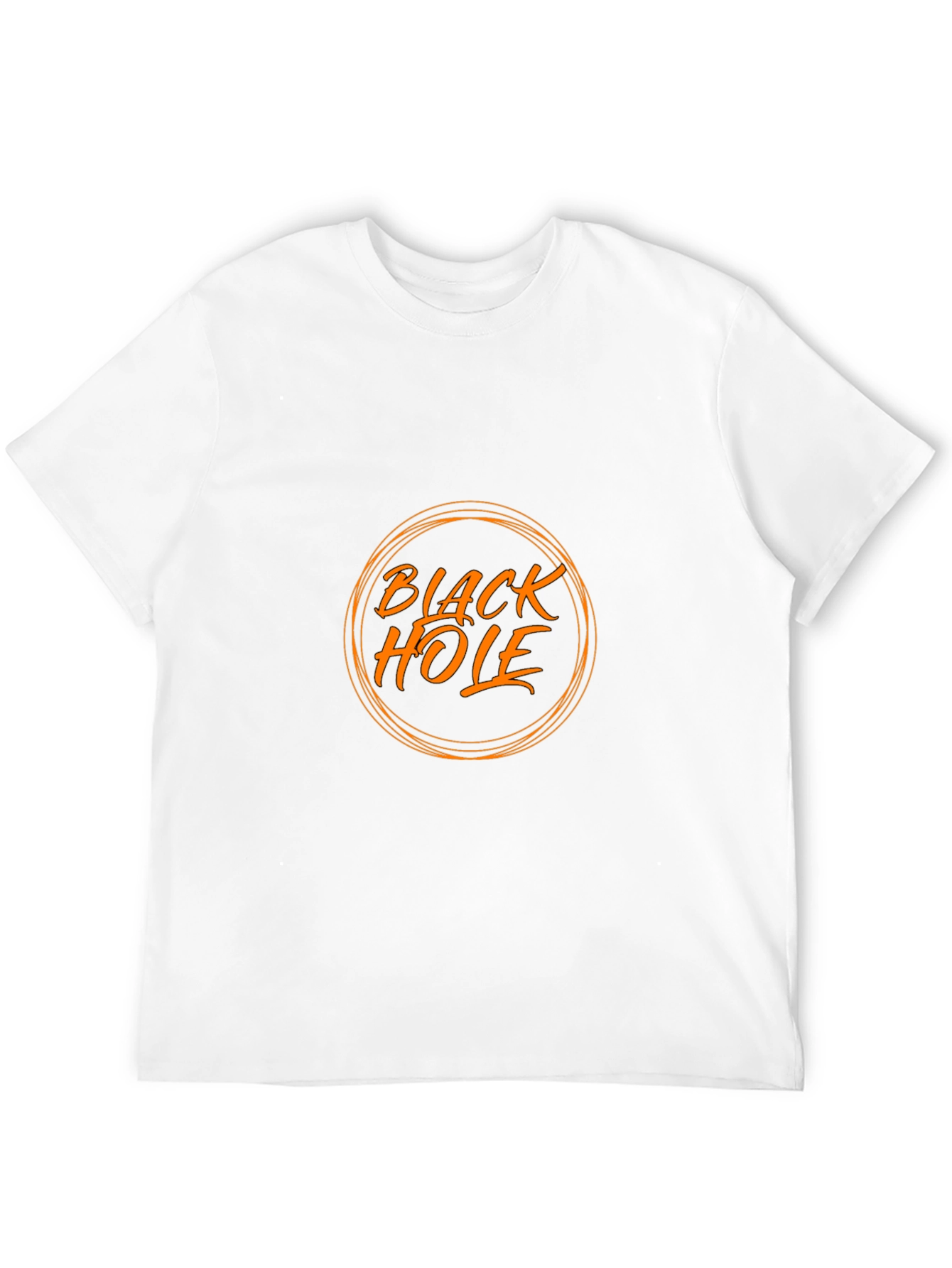 Black Hole Graphic Tee - Trendy Casual Wear