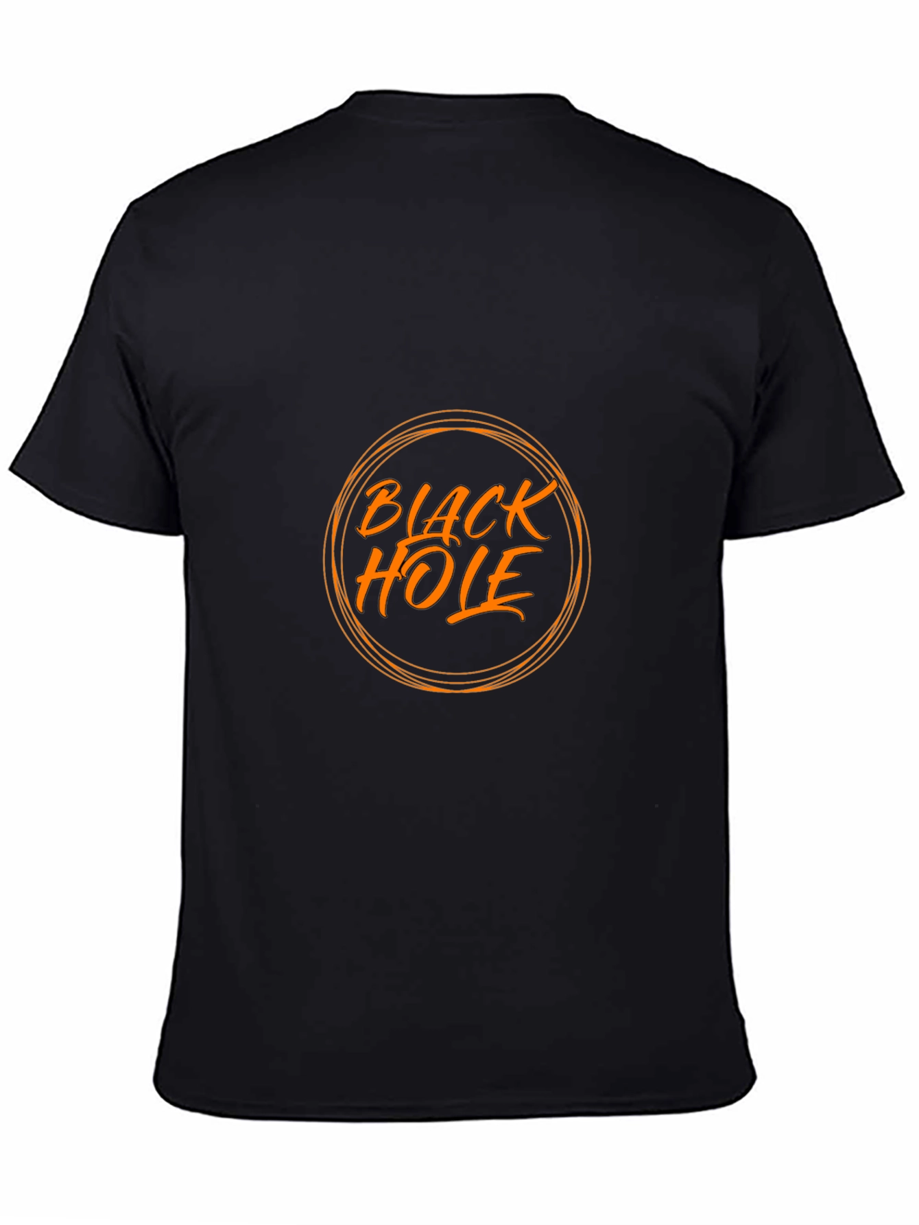 Black Hole Graphic Tee - Trendy Casual Wear
