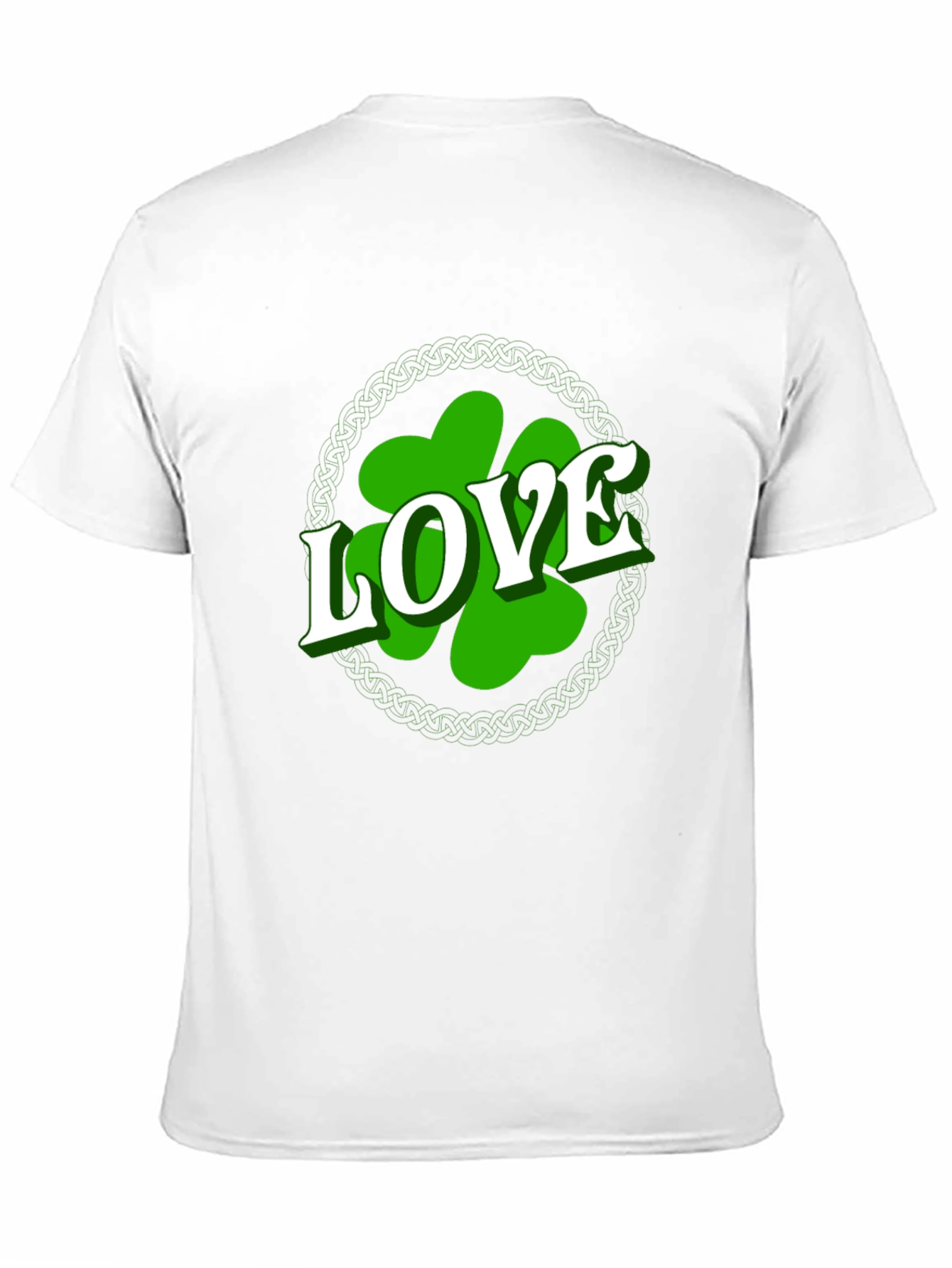 St. Patricks Day Love Shamrock Mens T-Shirt