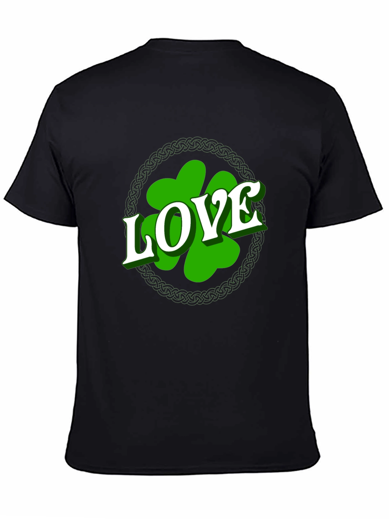 St. Patricks Day Love Shamrock Mens T-Shirt