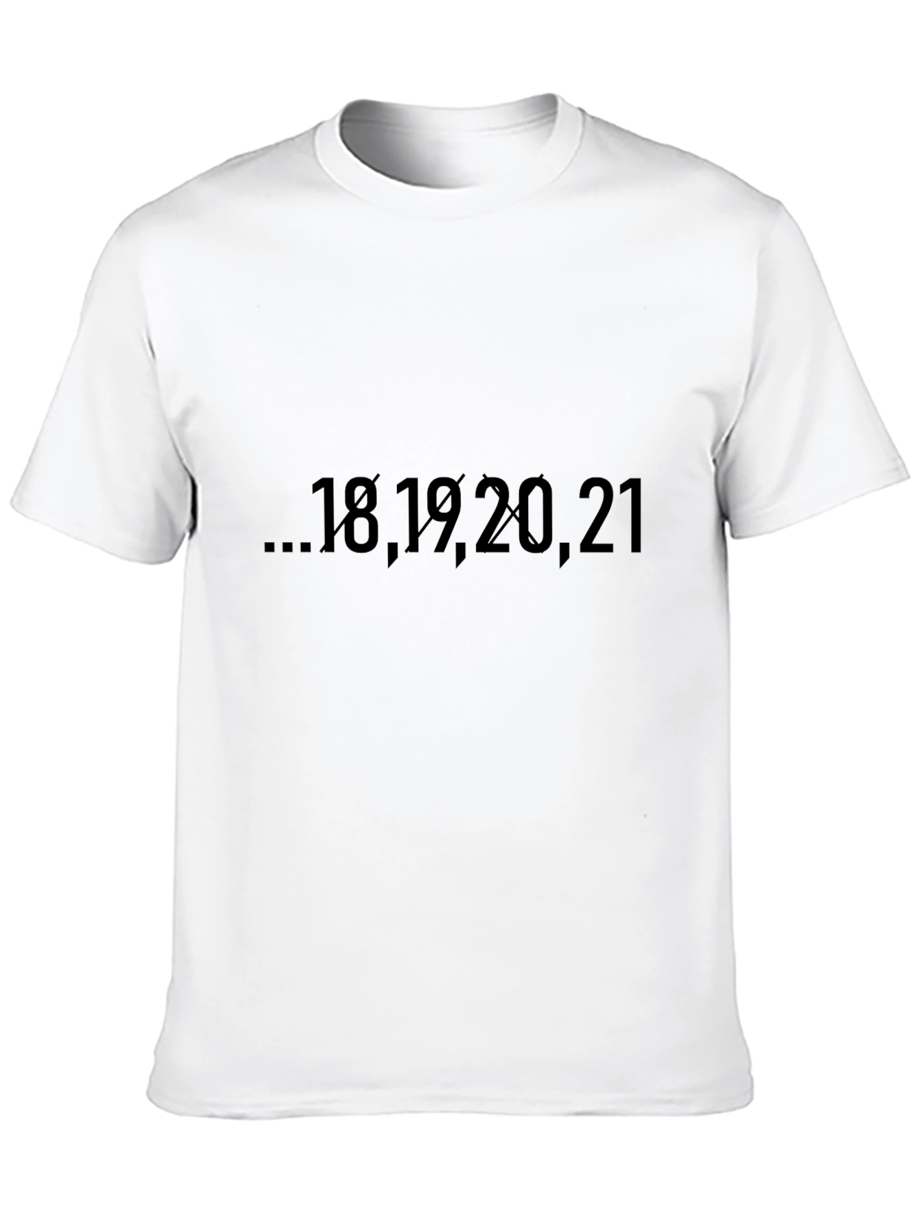 Birthday Year Black Tee Shirt