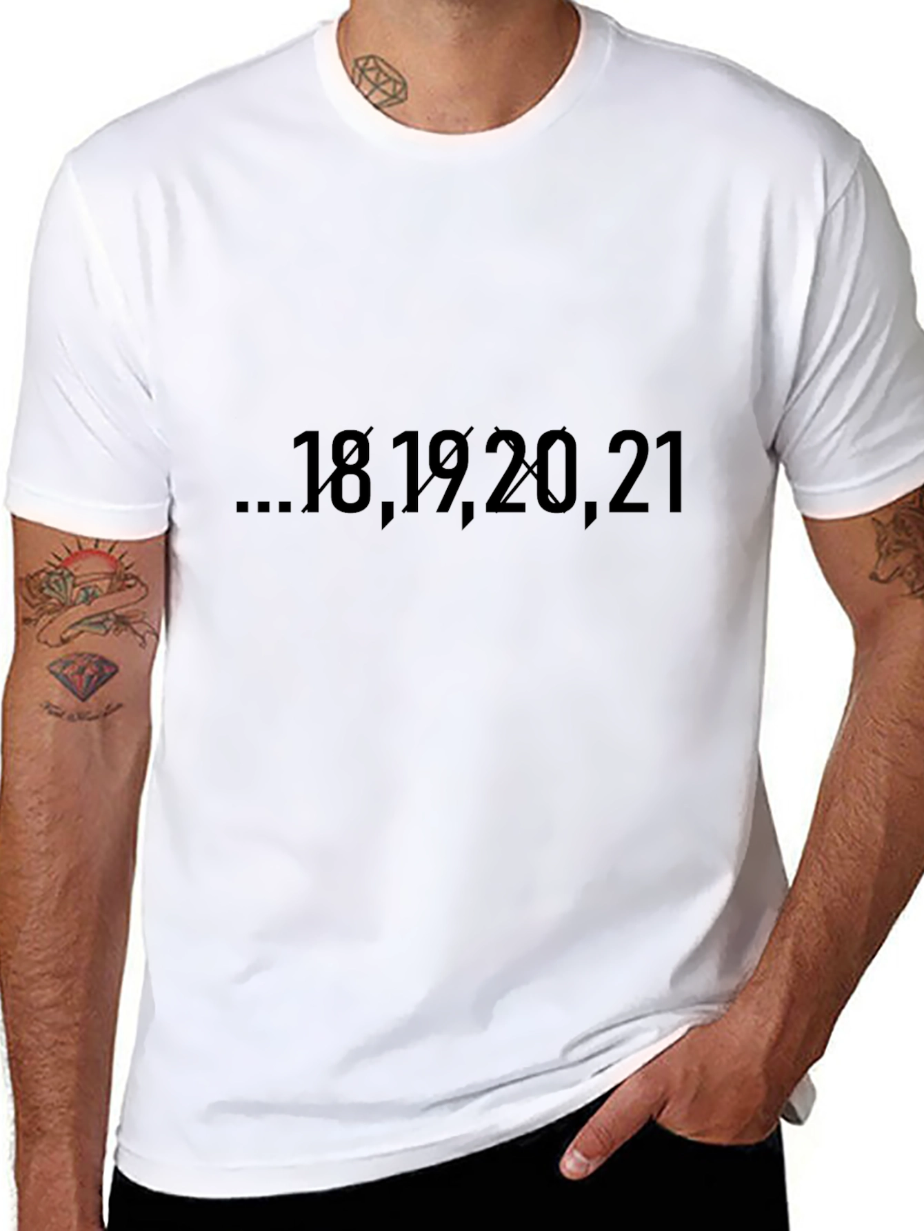 Birthday Year Black Tee Shirt