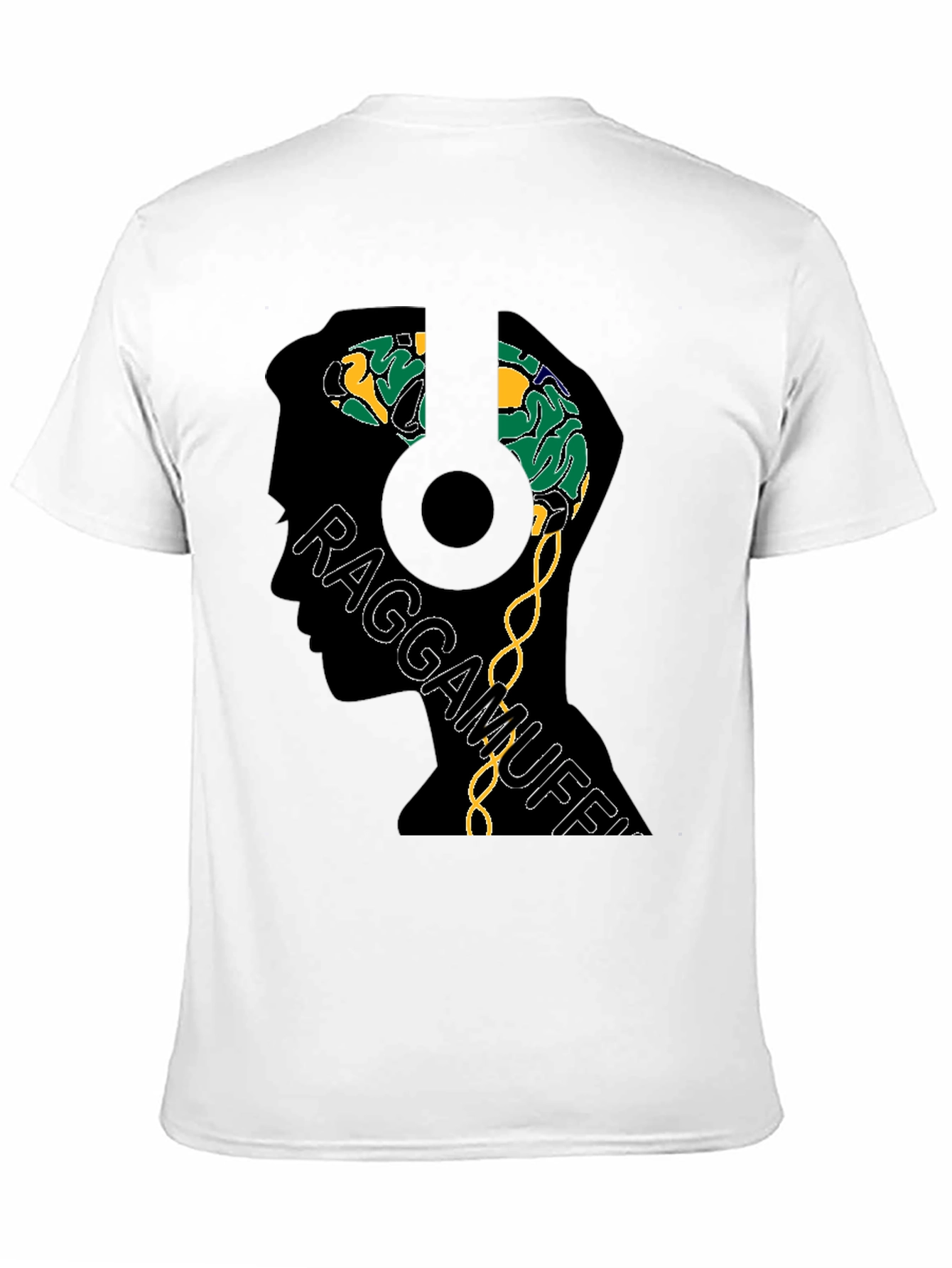 Raggamuffin Brain Graphic Tee - Unique Design