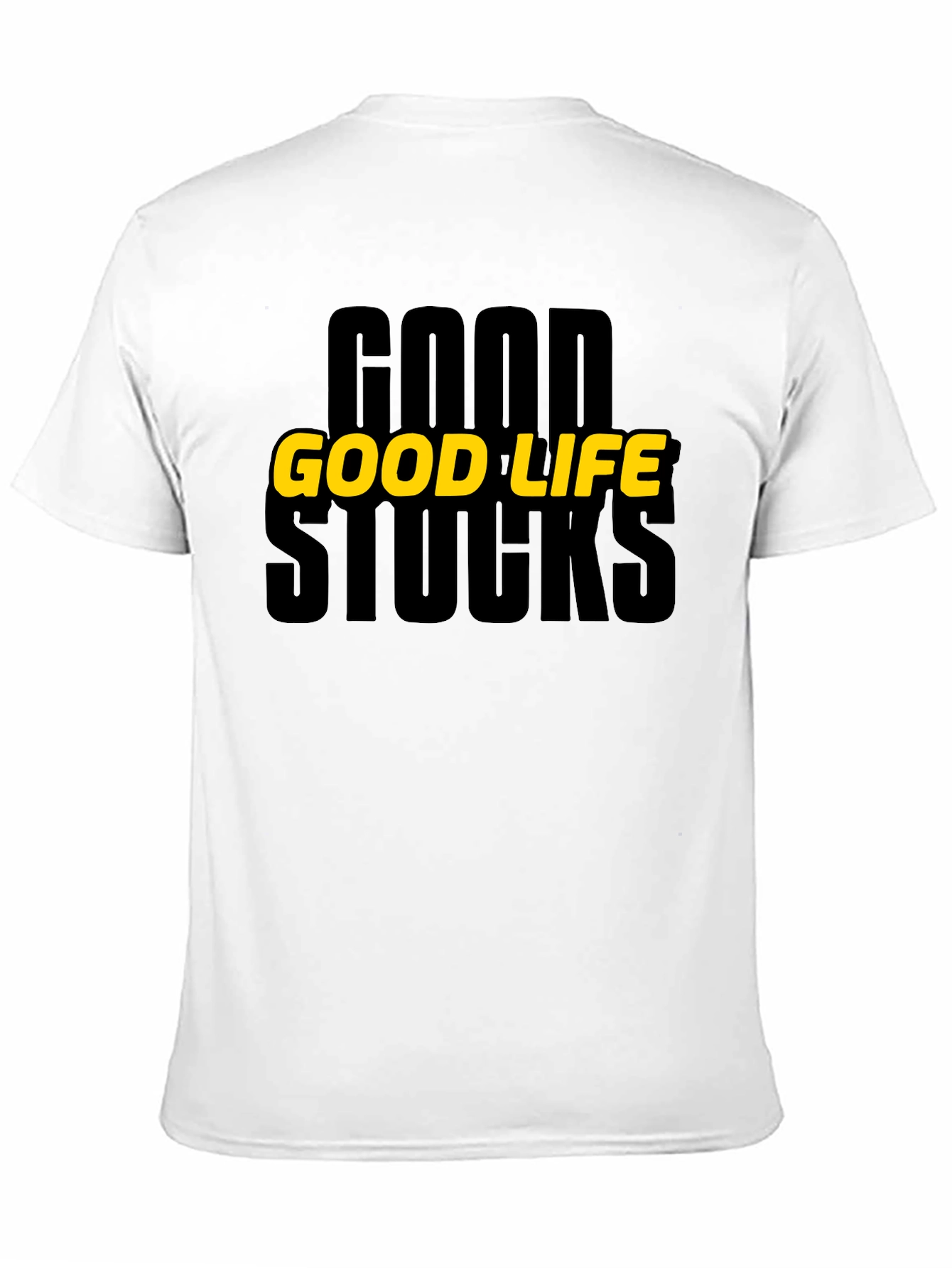 Good Life Stocks Graphic T-Shirt - Black
