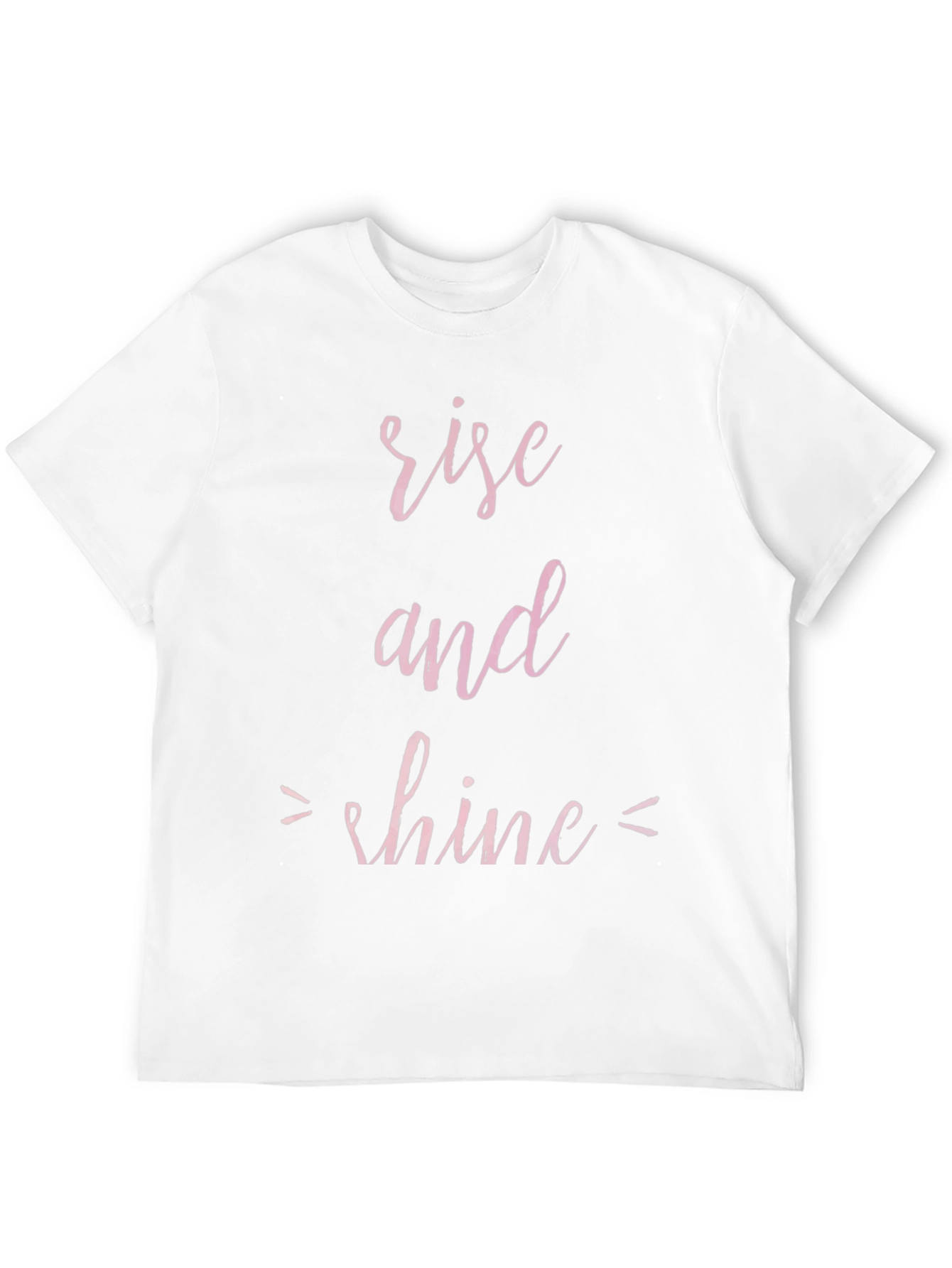 Rise and Shine Graphic Tee - Black Cotton T-Shirt