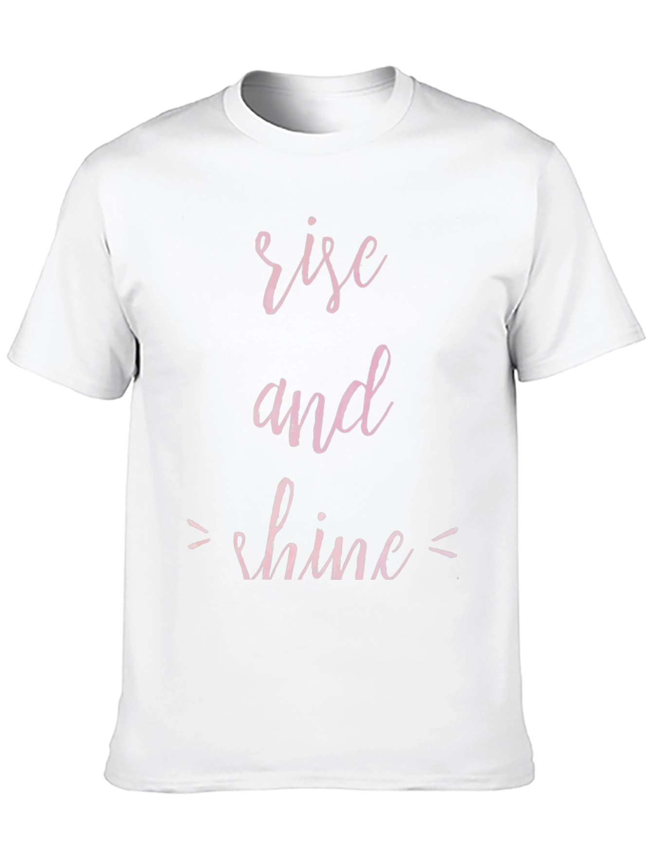 Rise and Shine Graphic Tee - Black Cotton T-Shirt