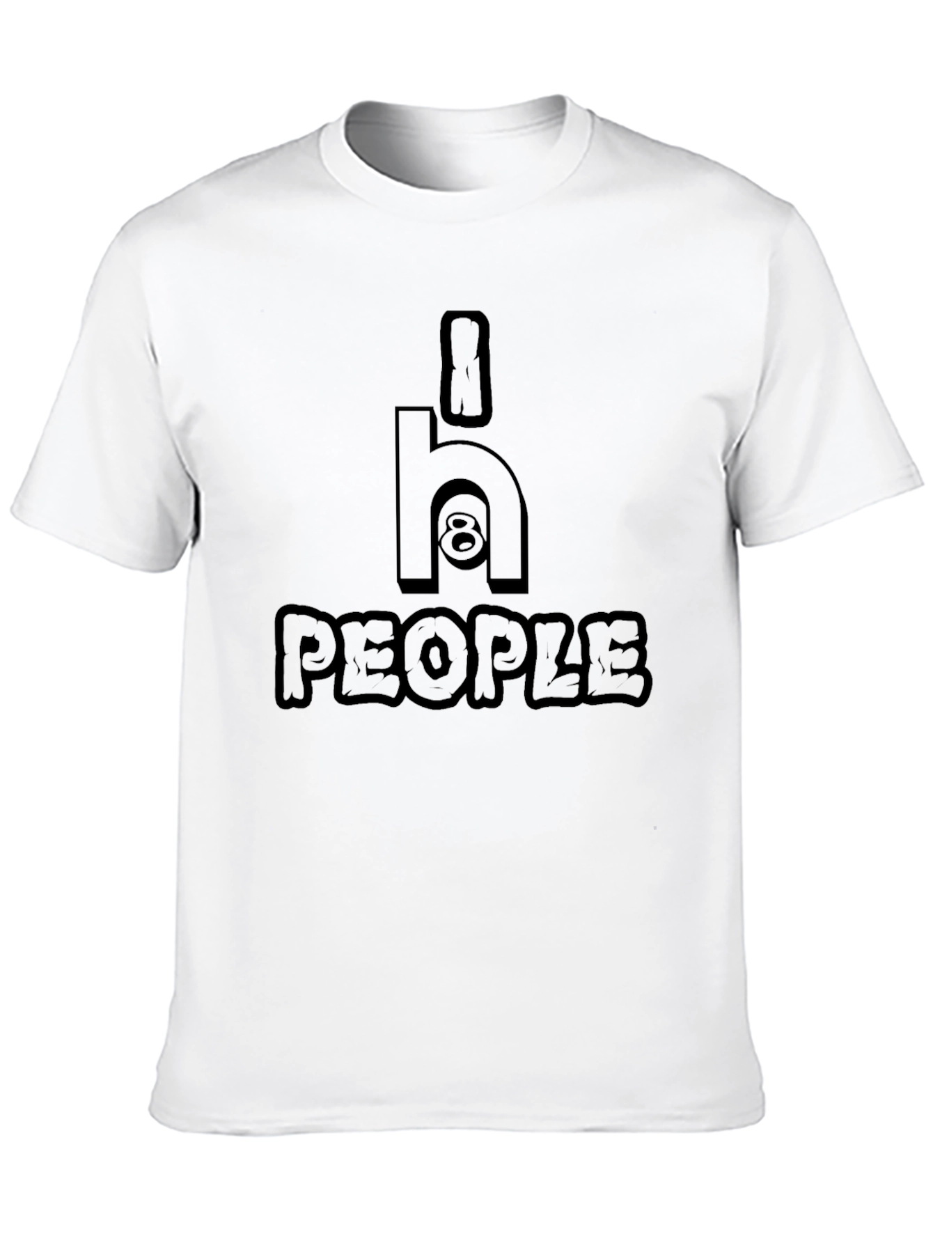 i8 H People Graphic T-Shirt