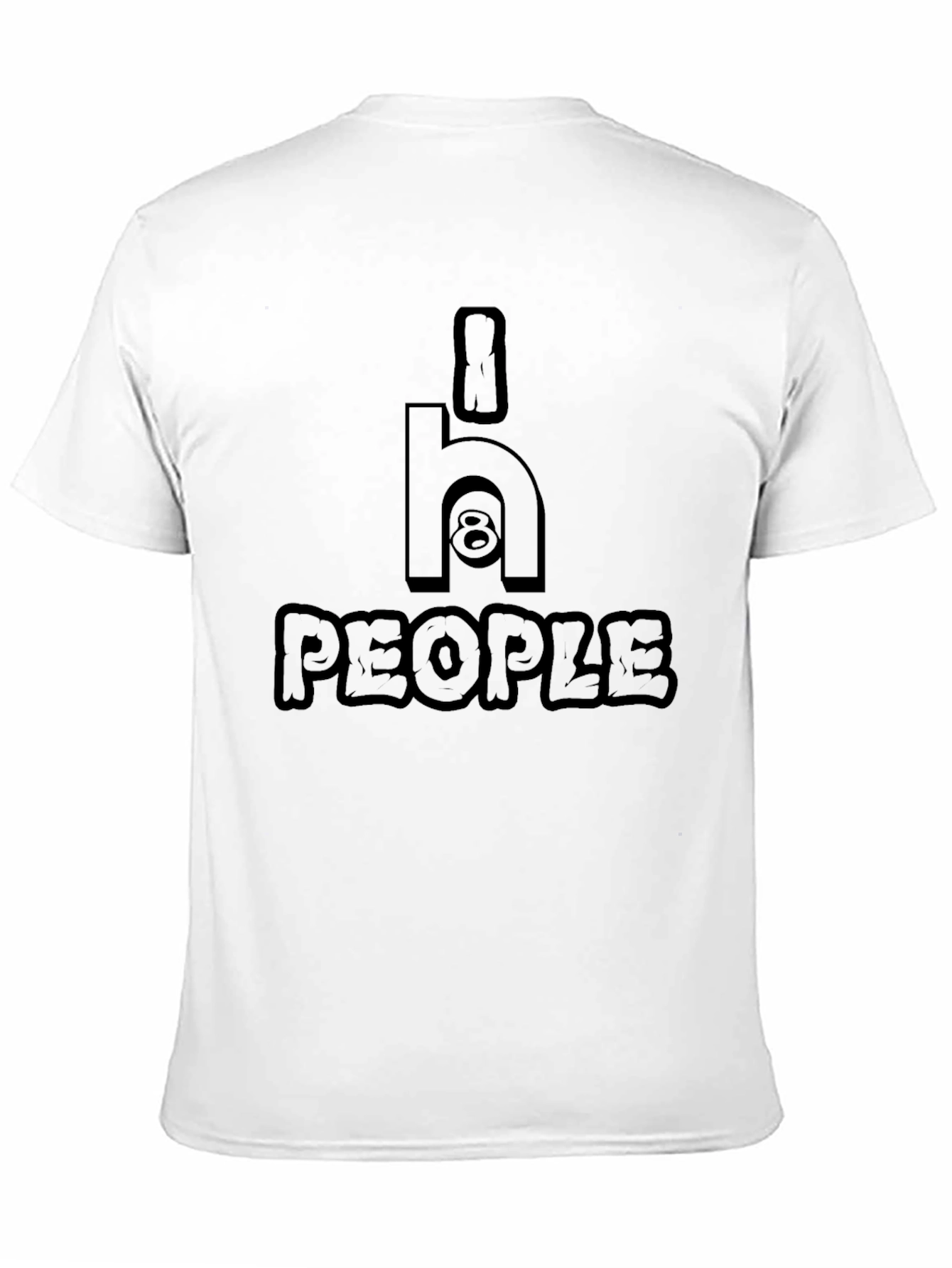 i8 H People Graphic T-Shirt