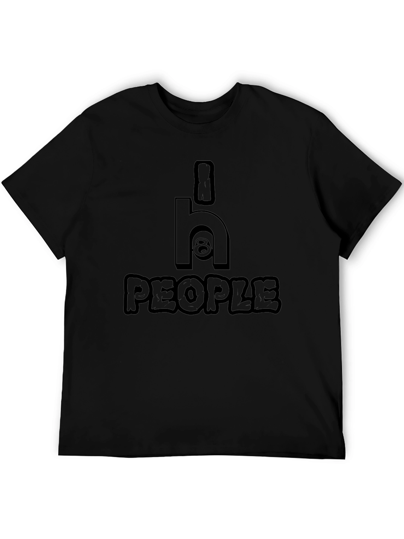 i8 H People Graphic T-Shirt