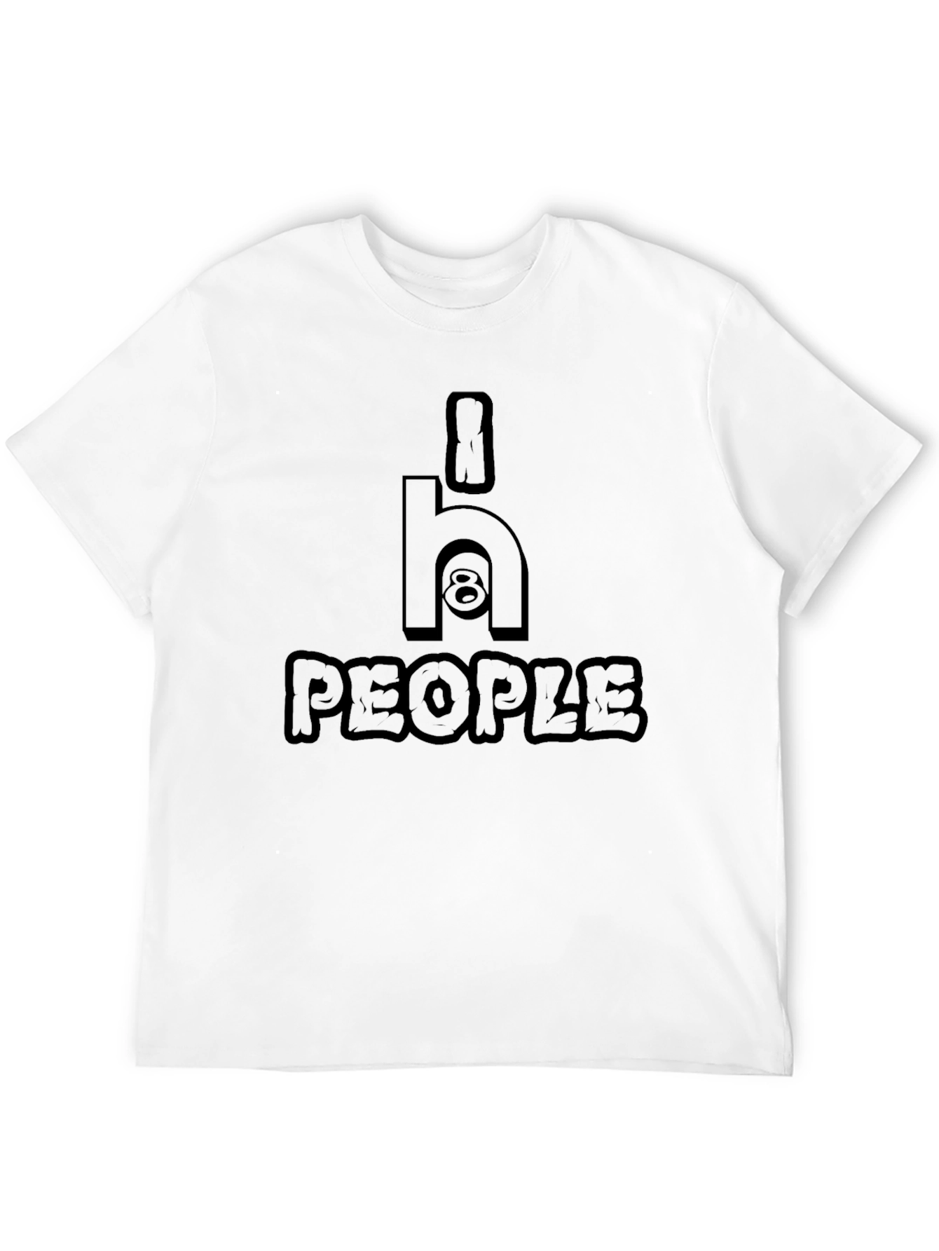 i8 H People Graphic T-Shirt