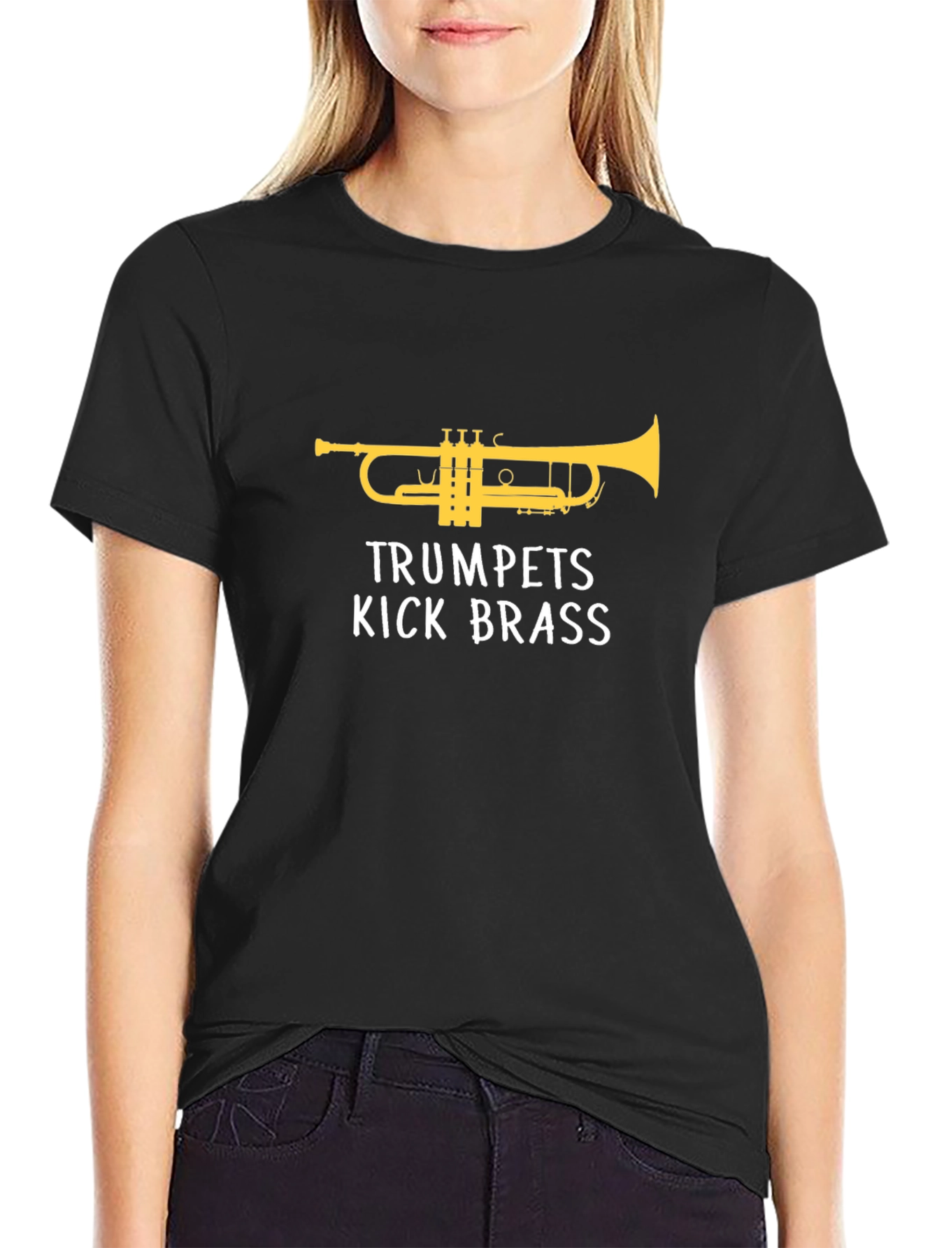 Trumpets Kick Brass T-Shirt - Music Lover Tee