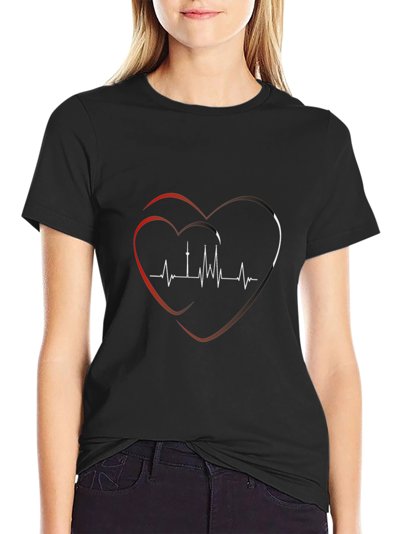 Heartbeat Toronto Skyline Graphic Tee