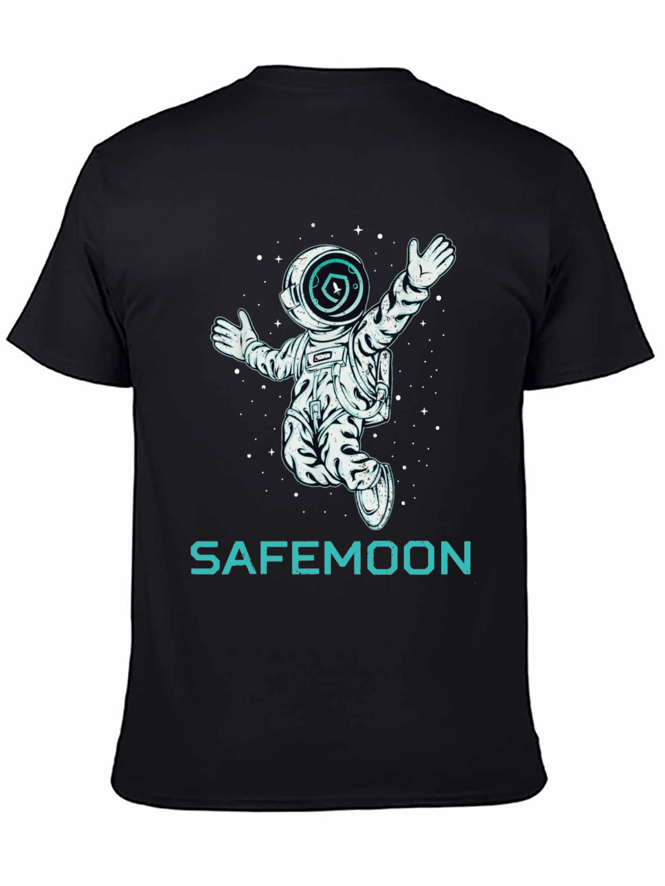 Safemoon Astronaut Graphic T-Shirt - Crypto Fan Apparel