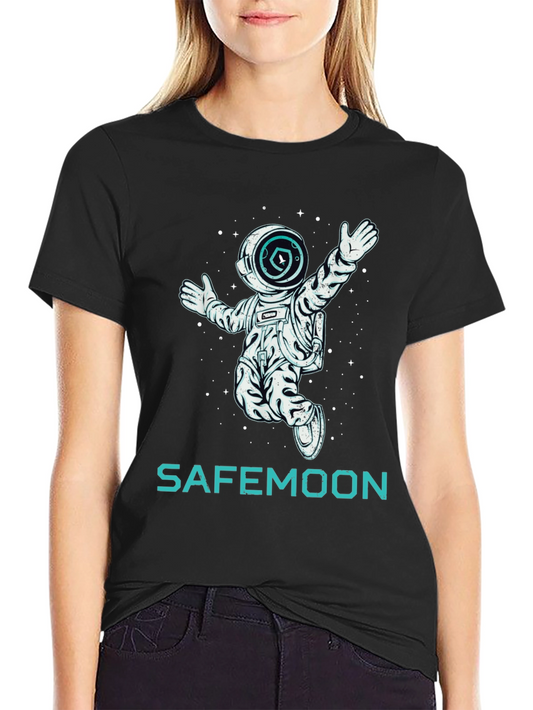 Safemoon Astronaut Graphic T-Shirt - Crypto Fan Apparel