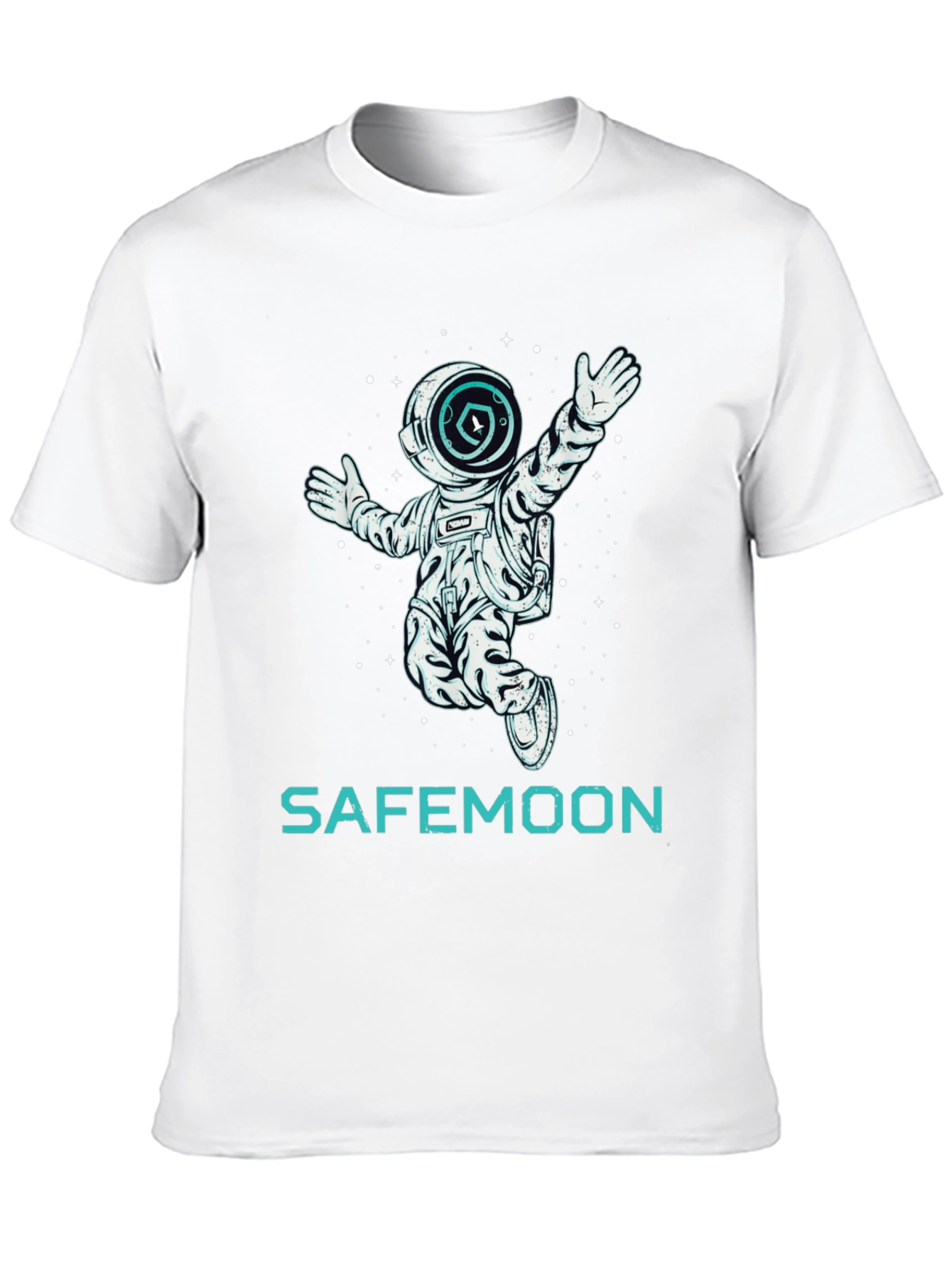 Safemoon Astronaut Graphic T-Shirt - Crypto Fan Apparel