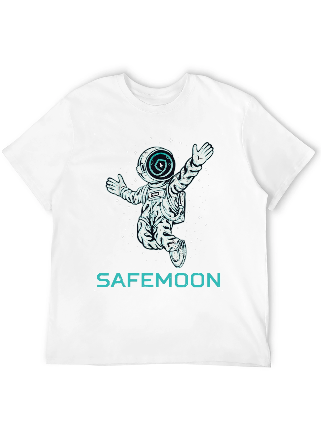 Safemoon Astronaut Graphic T-Shirt - Crypto Fan Apparel