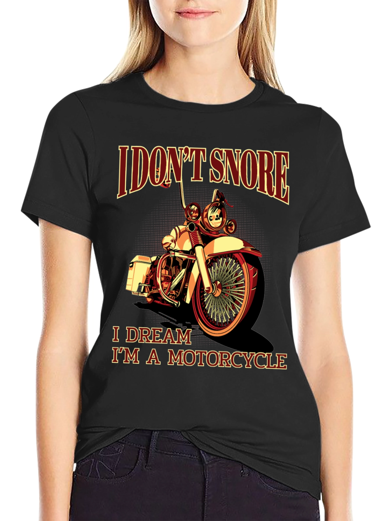 I Dont Snore Motorcycle T-Shirt