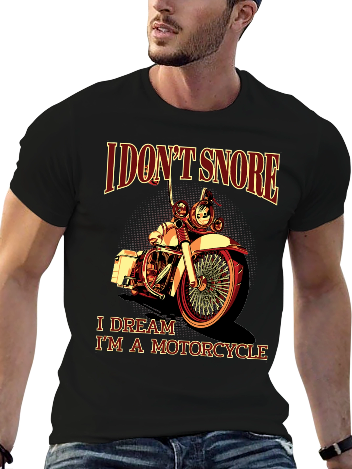 I Dont Snore Motorcycle T-Shirt