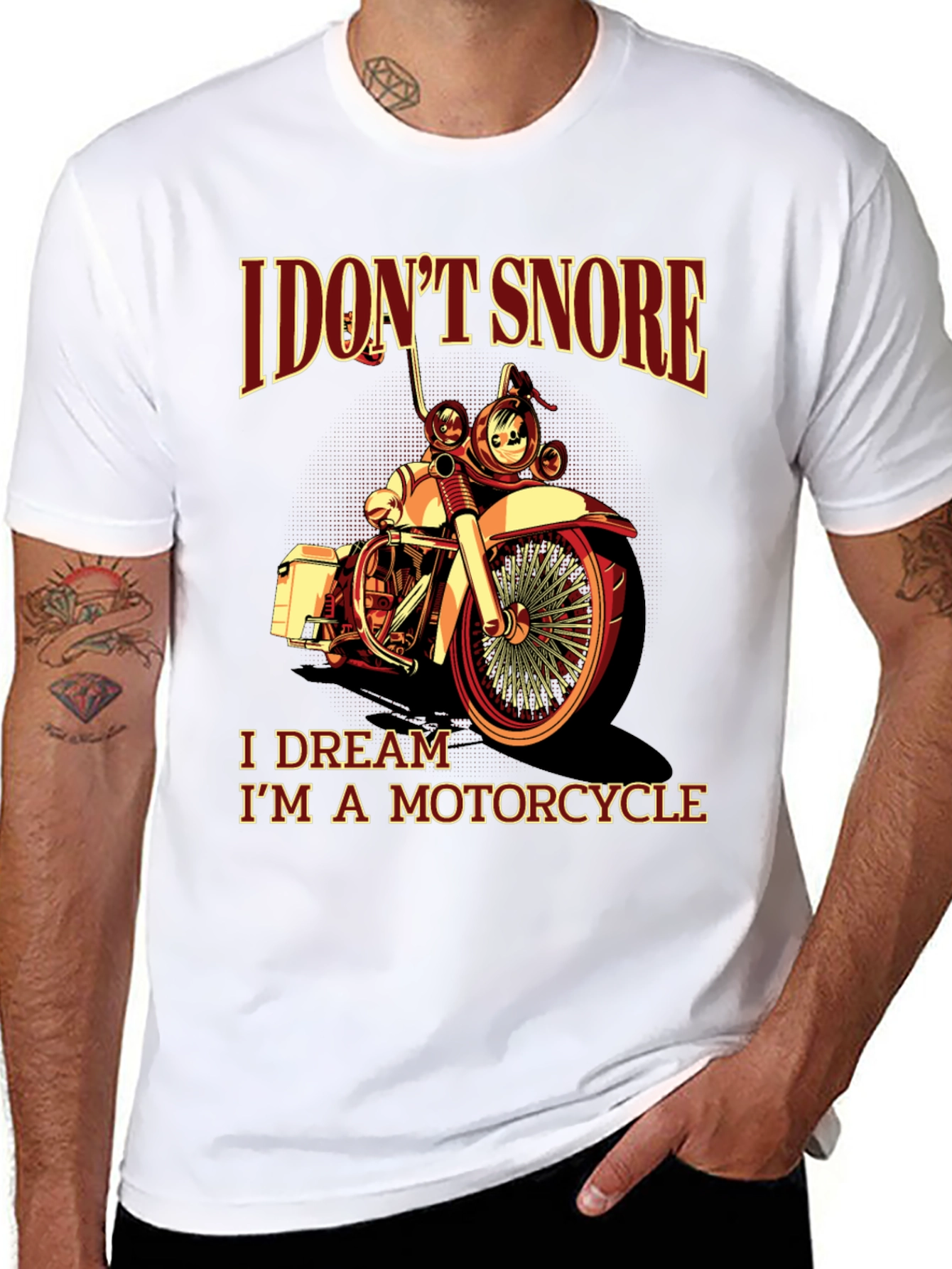 I Dont Snore Motorcycle T-Shirt