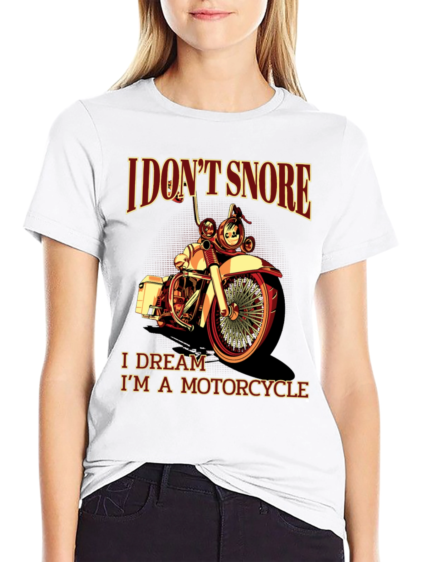 I Dont Snore Motorcycle T-Shirt